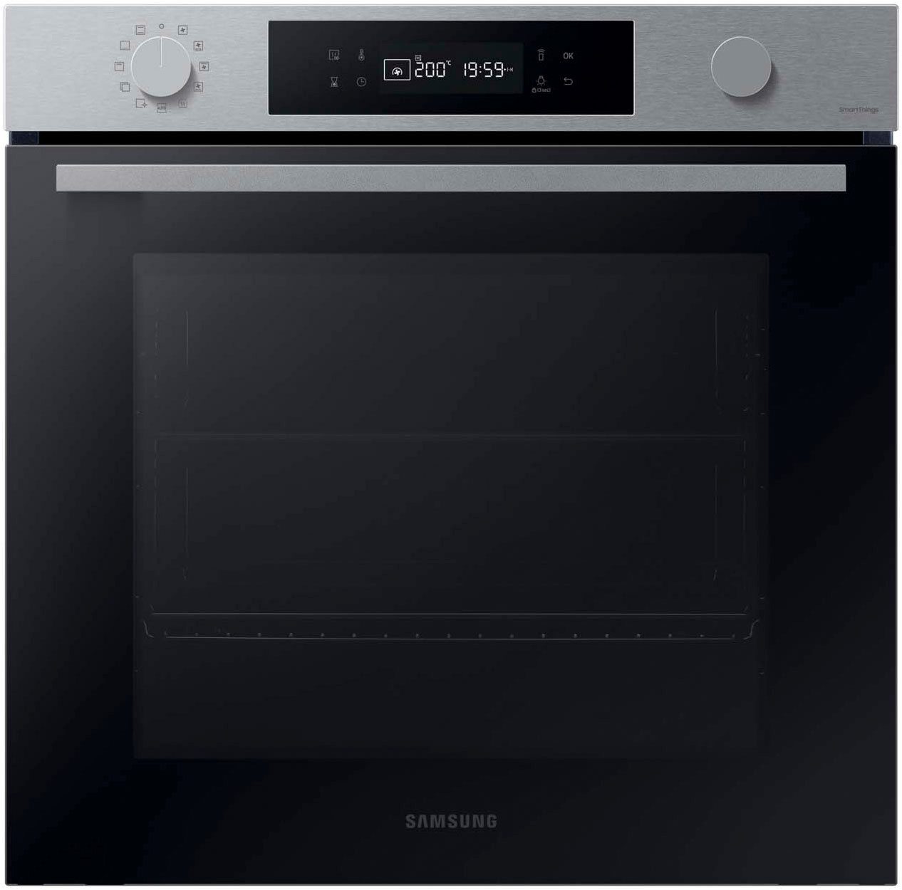 Samsung Einbaubackofen NV7400B NV7B41307AS, Pyrolyse-Selbstreinigung, Raumwunder - XXL-Innenraum mit 76L, langsam schließender Tür und WiFi