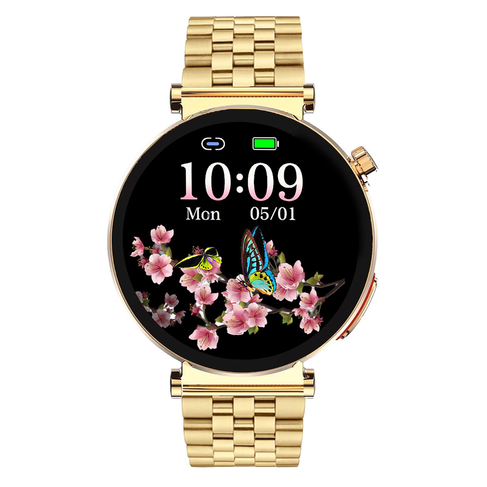 Knauermann Neo 2 Telefon & Notruf EKG Messung Blutdruck Puls Smartwatch, Bluetooth
