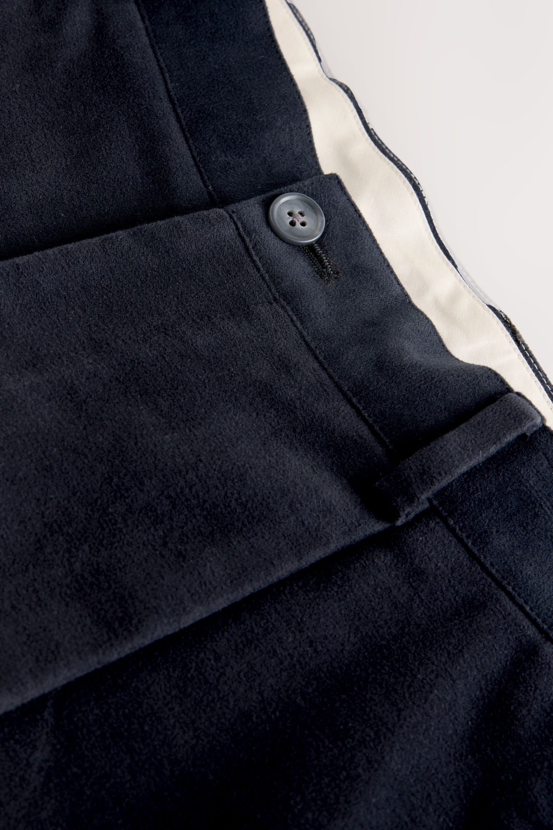 Next Anzughose Relaxed Fit Anzughose aus Baumwolle (1-tlg)