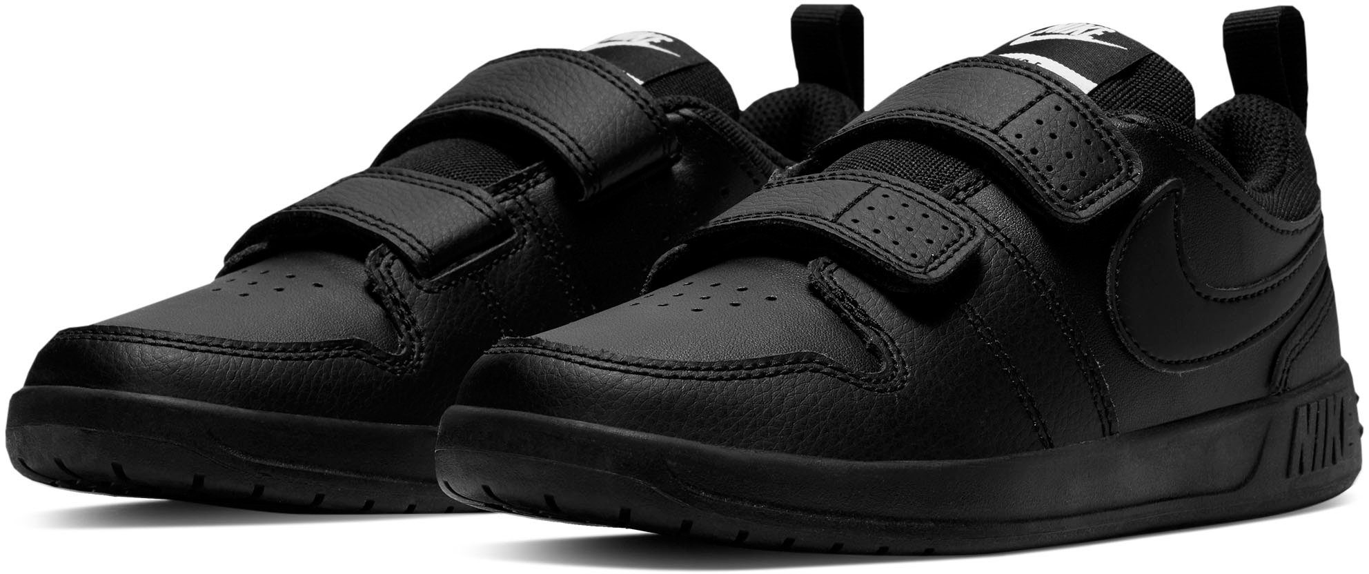 Nike Pico 5 Sneaker mit Klettverschluss, Rutschhemmende Gummiaußensohle für  sicheren Halt