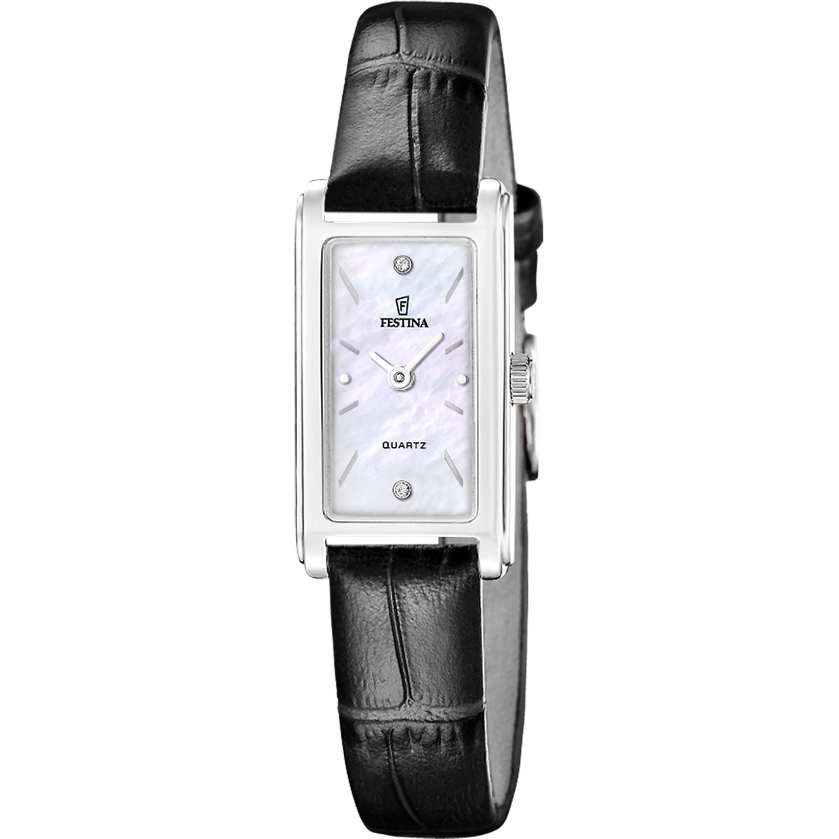 Festina Quarzuhr Mademoiselle F20769_1, Armbanduhr, Damenuhr, Lederarmband, analog