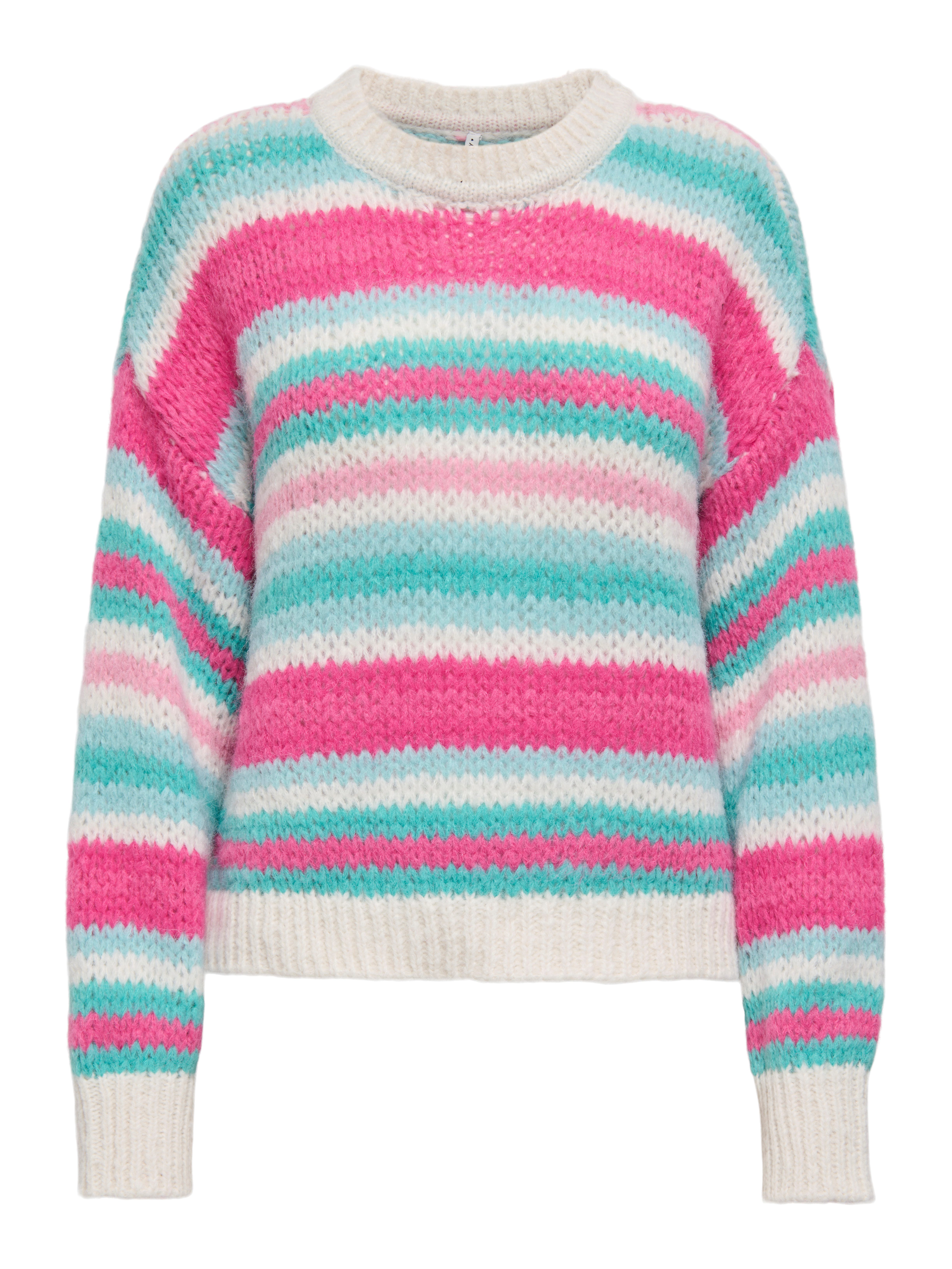 ONLY Strickpullover ONLALYSSA LIFE LS STRIPE O-NECK CC KNT günstig online kaufen