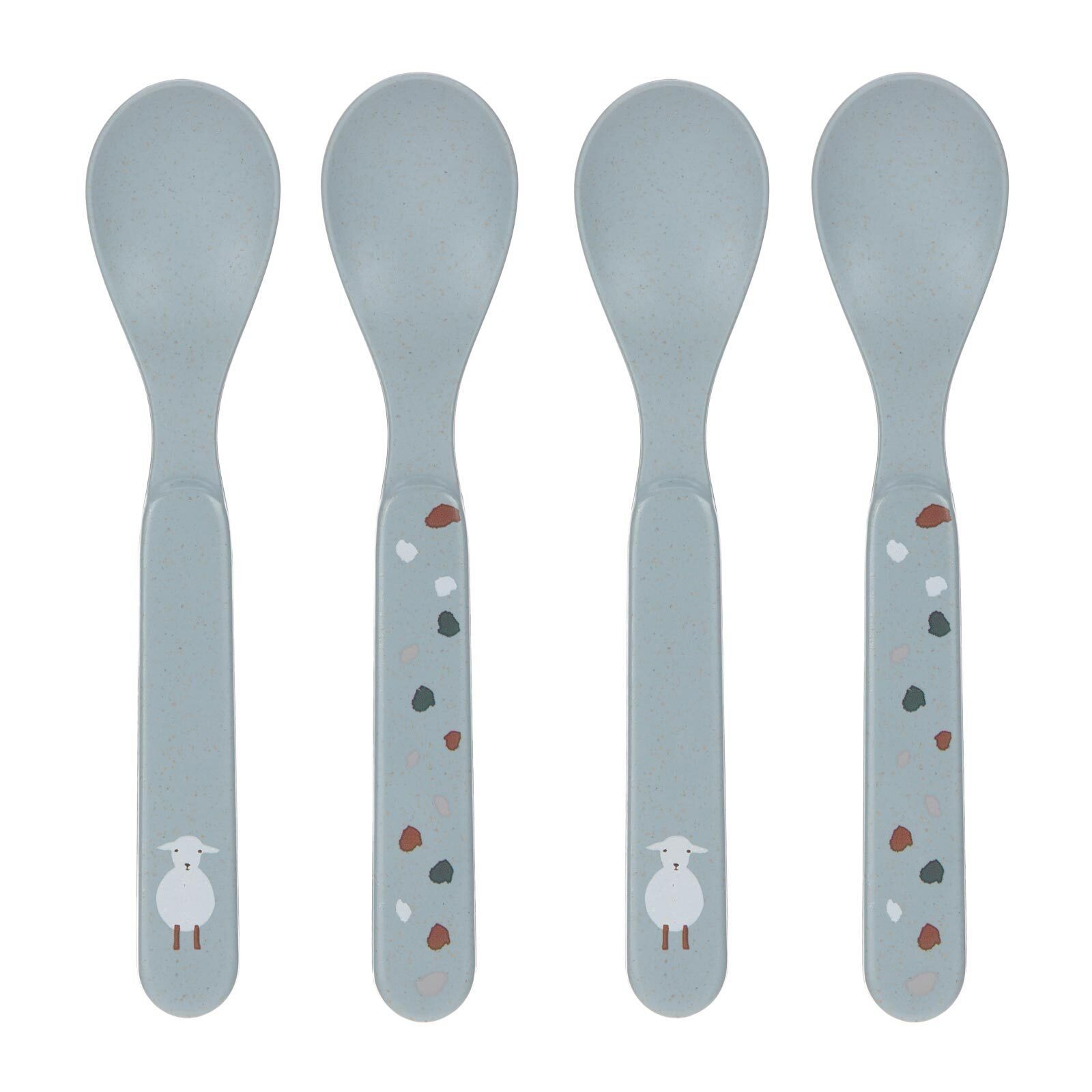 LÄSSIG Kinderbesteck Kinderlöffel 13,5 4er Set (4-tlg), Material-Mix, Spülmaschinengeeignet