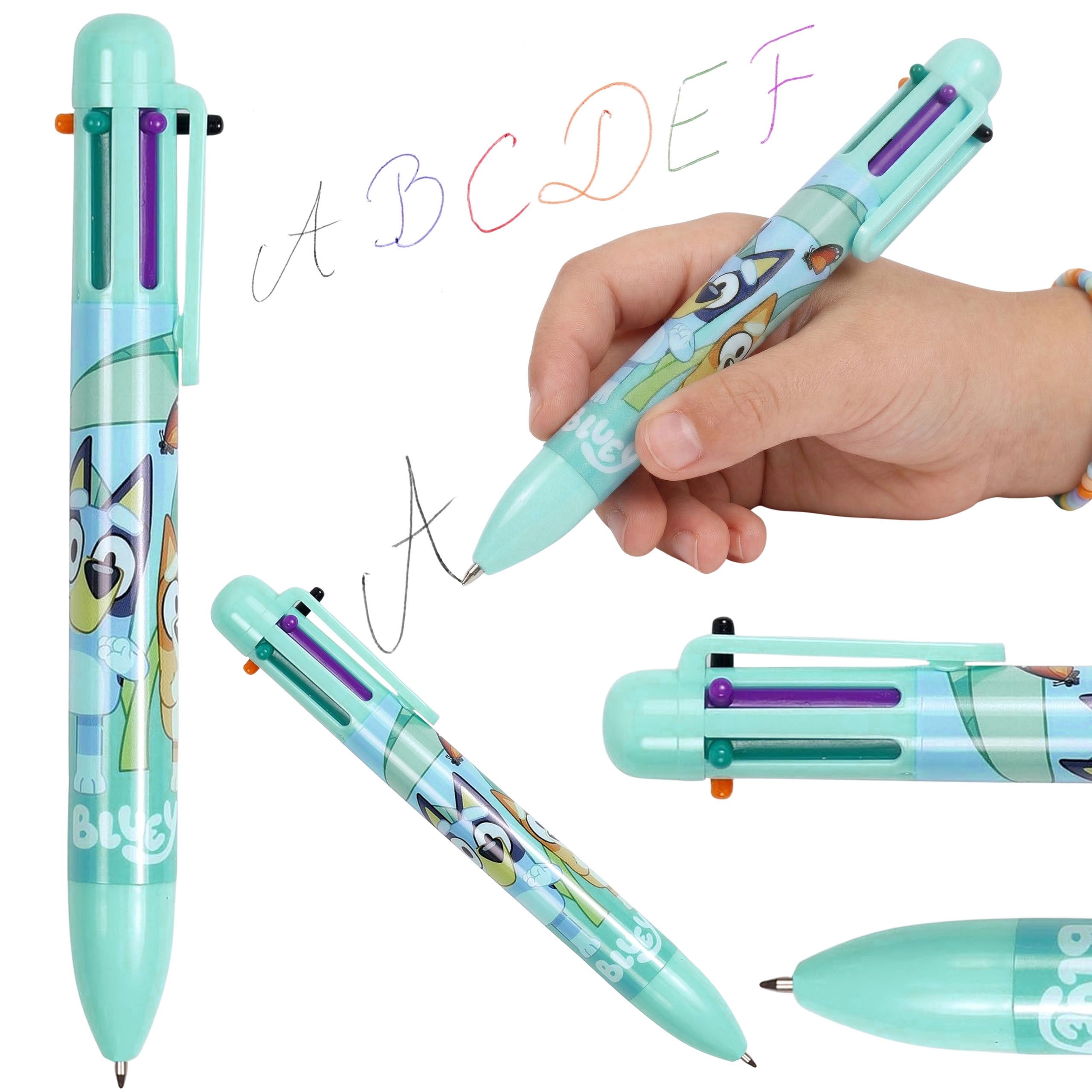Sarcia.eu Druckkugelschreiber Bluey 6-in-1 Kugelschreiber mit 6 Farben für Kinder, mehrfarbig