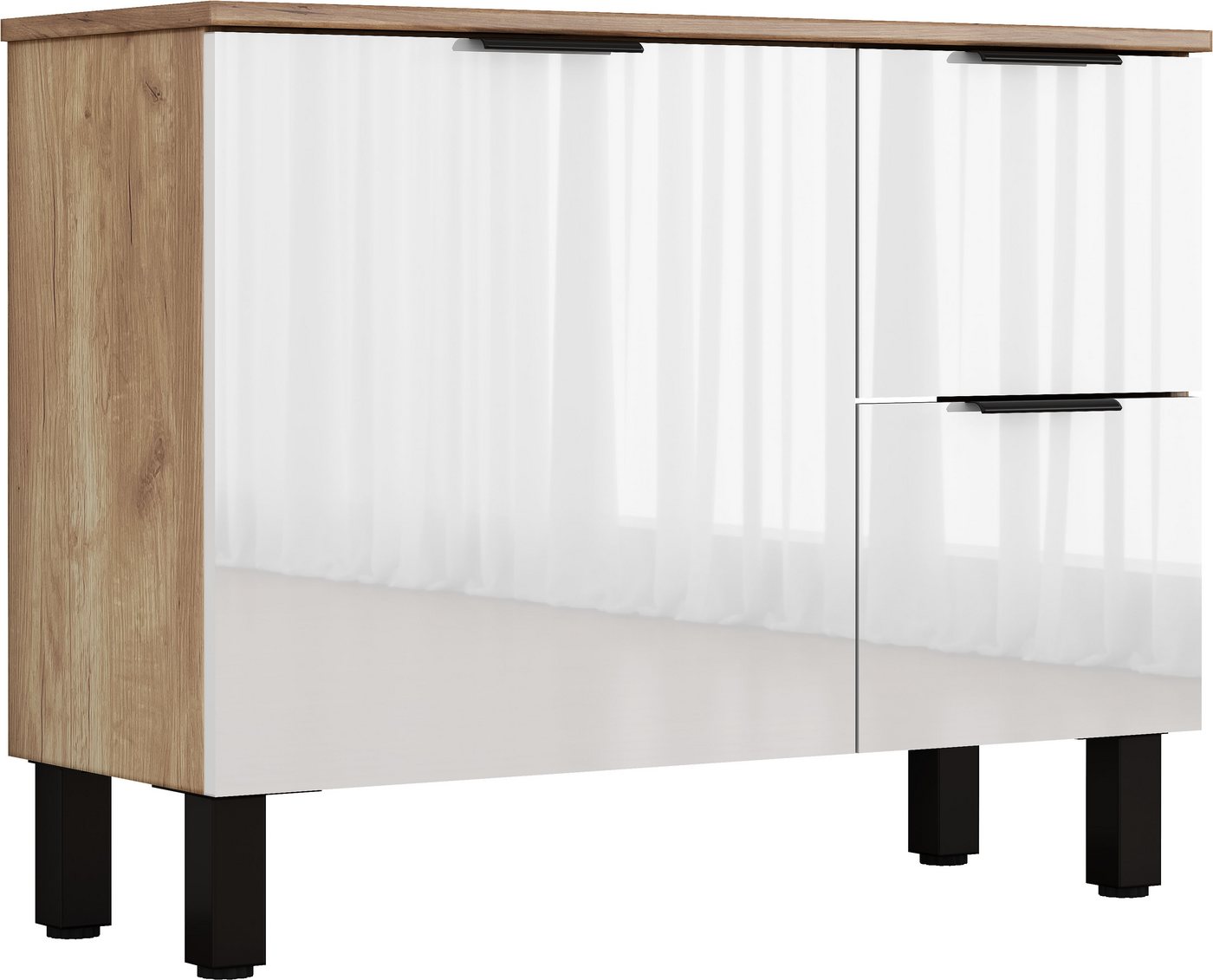 OTTO home Waschbeckenunterschrank Picante in 60 und 80cm erhältlich, 1 Türen und 2 Schubladen, zum Stellen