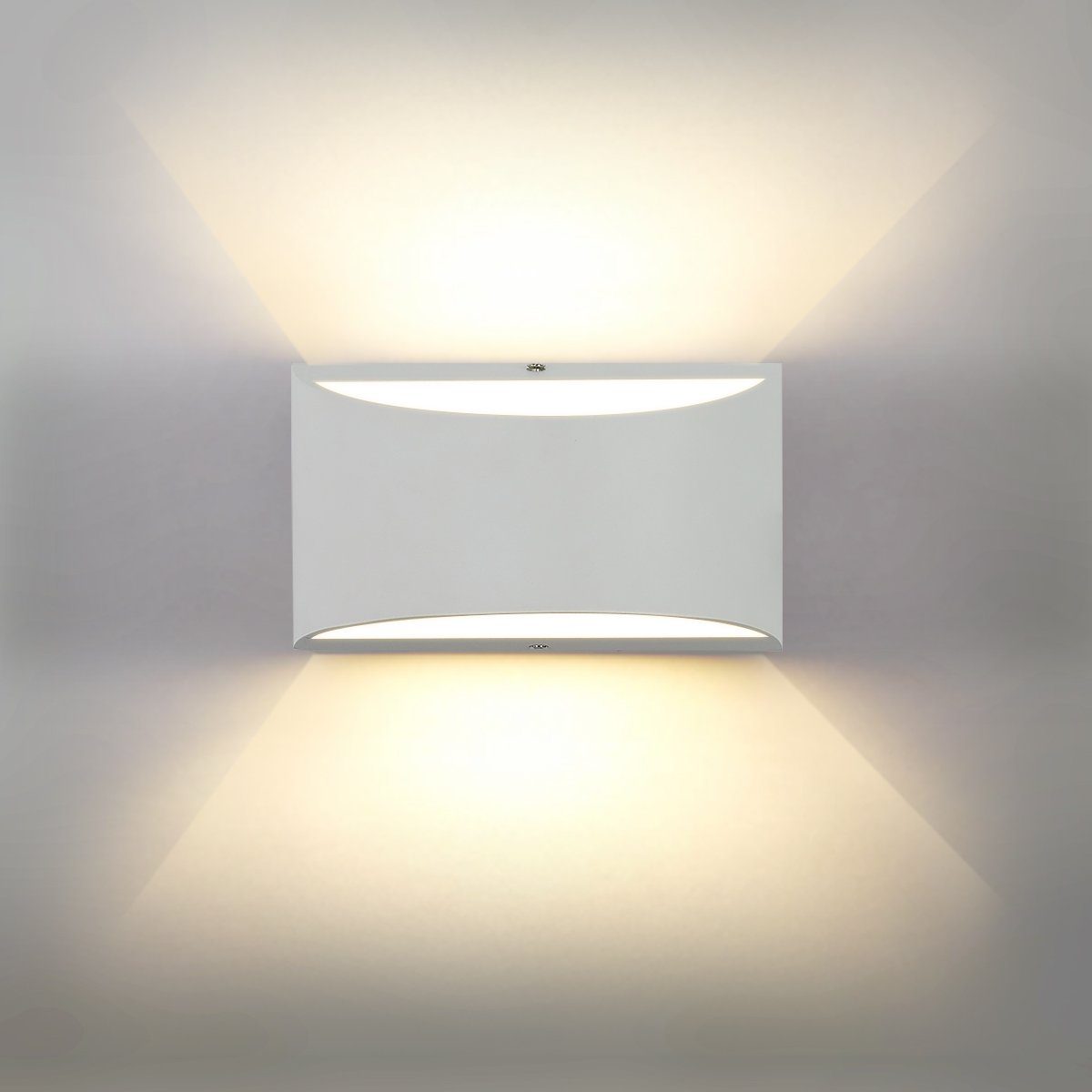 LETGOSPT Wandleuchte 5W LED Wandleuchte LED enthalten), Wandleuchte 1x Birne LED (G9 5W Badezimmer, Strahler G9 Schlafzimmer warmweißes, wechselbar, Wandlicht, Lichtstrahl für Wandlampe, LED Square Innen