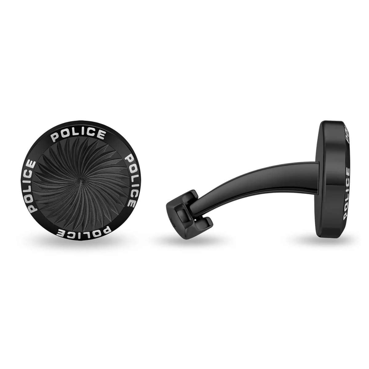 Police Manschettenknöpfe PEAGC0022602, Gyre Schwarz