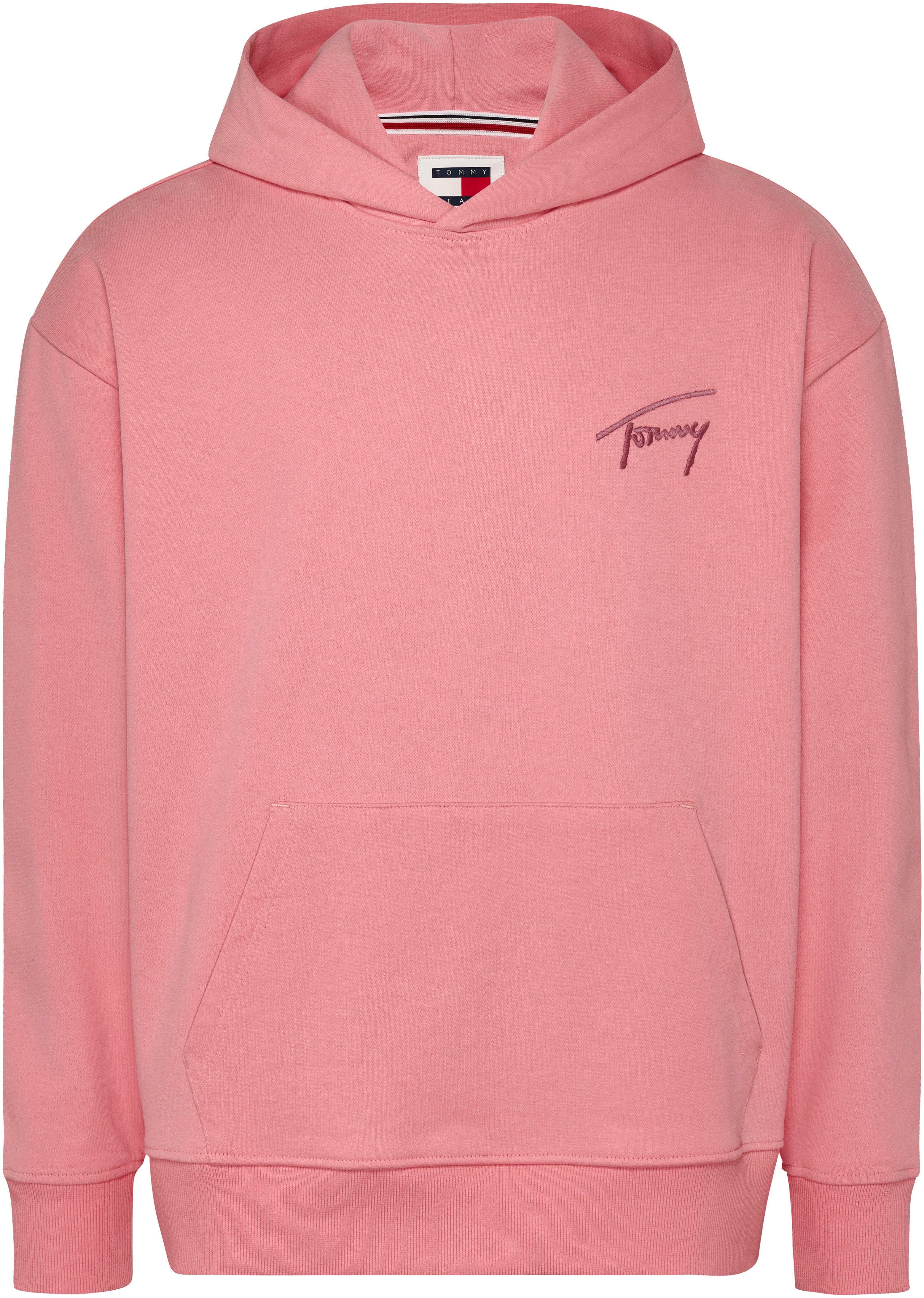 Tommy Jeans Kapuzensweatshirt TJM RLX SIGNATURE HOODIE EXT mit aufgesticktem Signatur-Logo