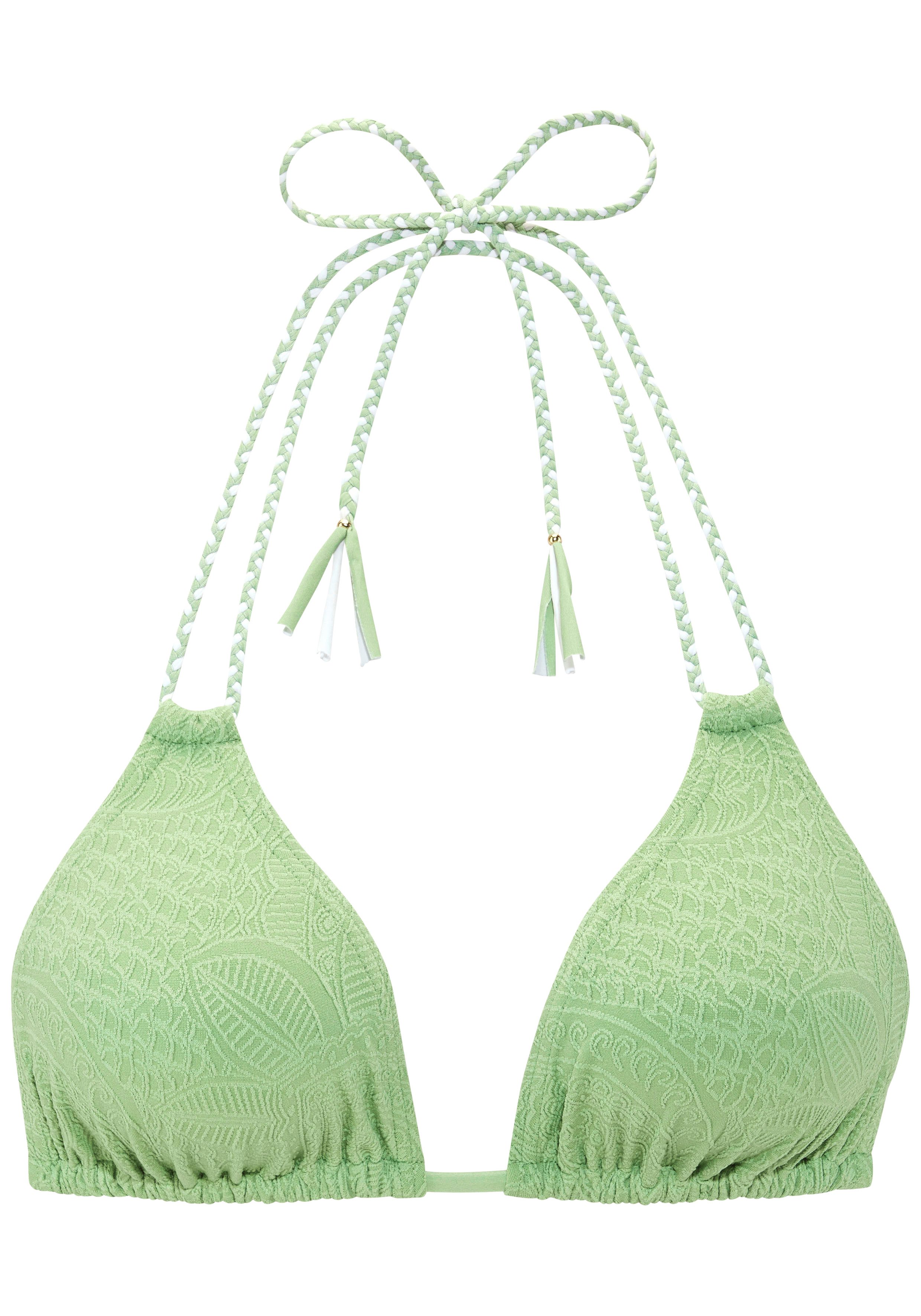 s.Oliver Triangel-Bikini-Top Ada, in gemusterter Strukturware