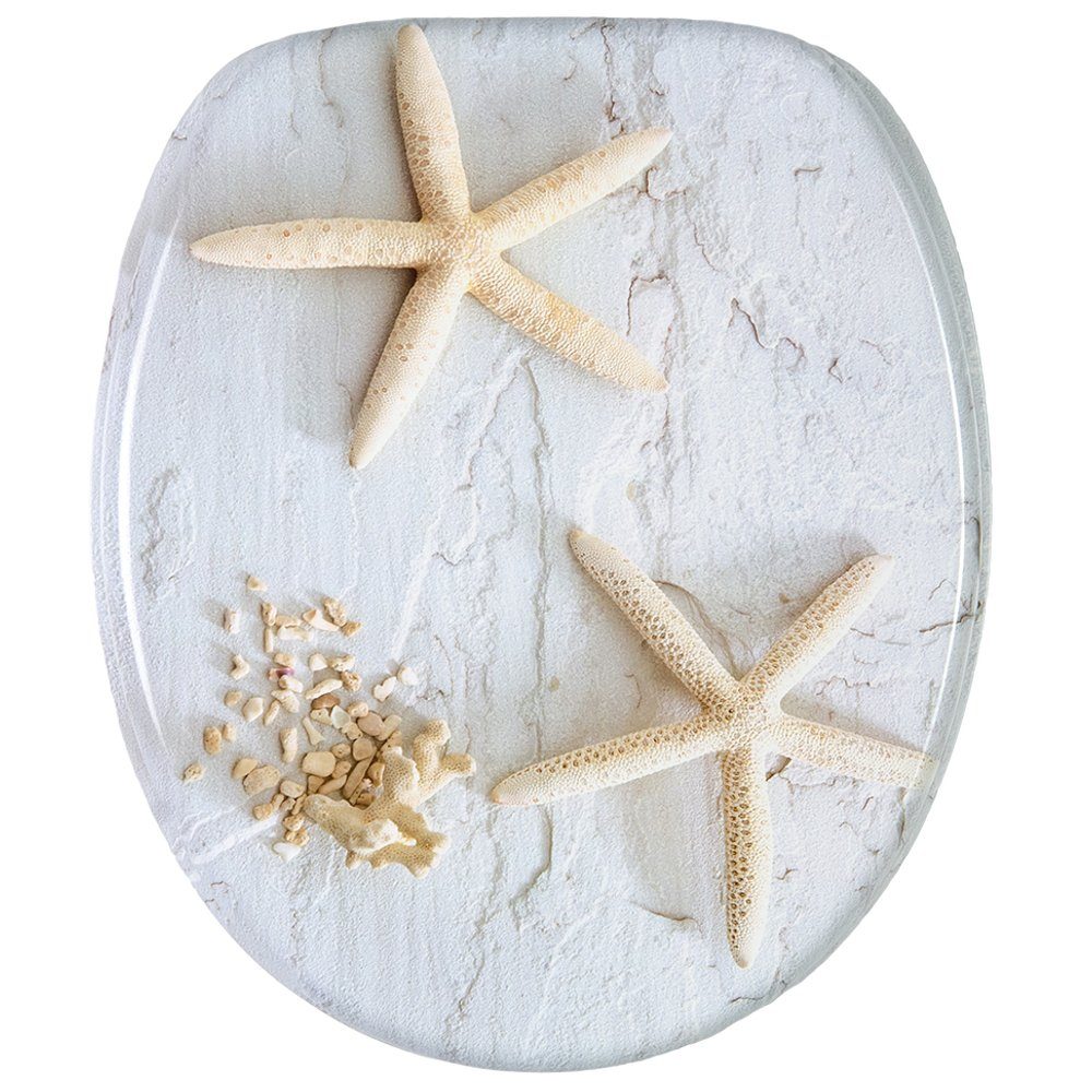 Sanilo WC-Sitz Seesterne Grau, universell, leichte Montage, hochwertig & mo günstig online kaufen