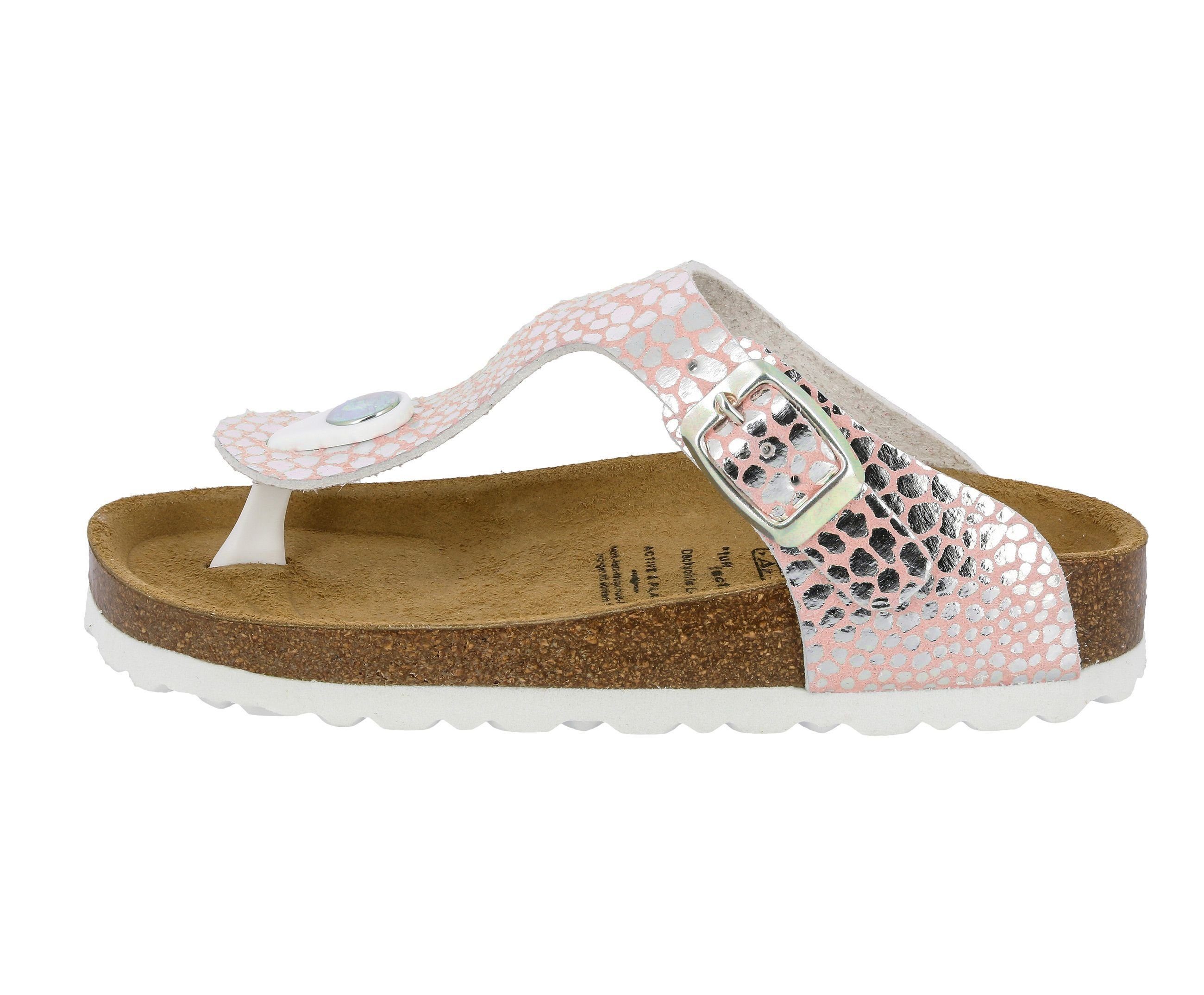 Lico Zehenstegpantolette Bioline Stone Kids Zehentrenner