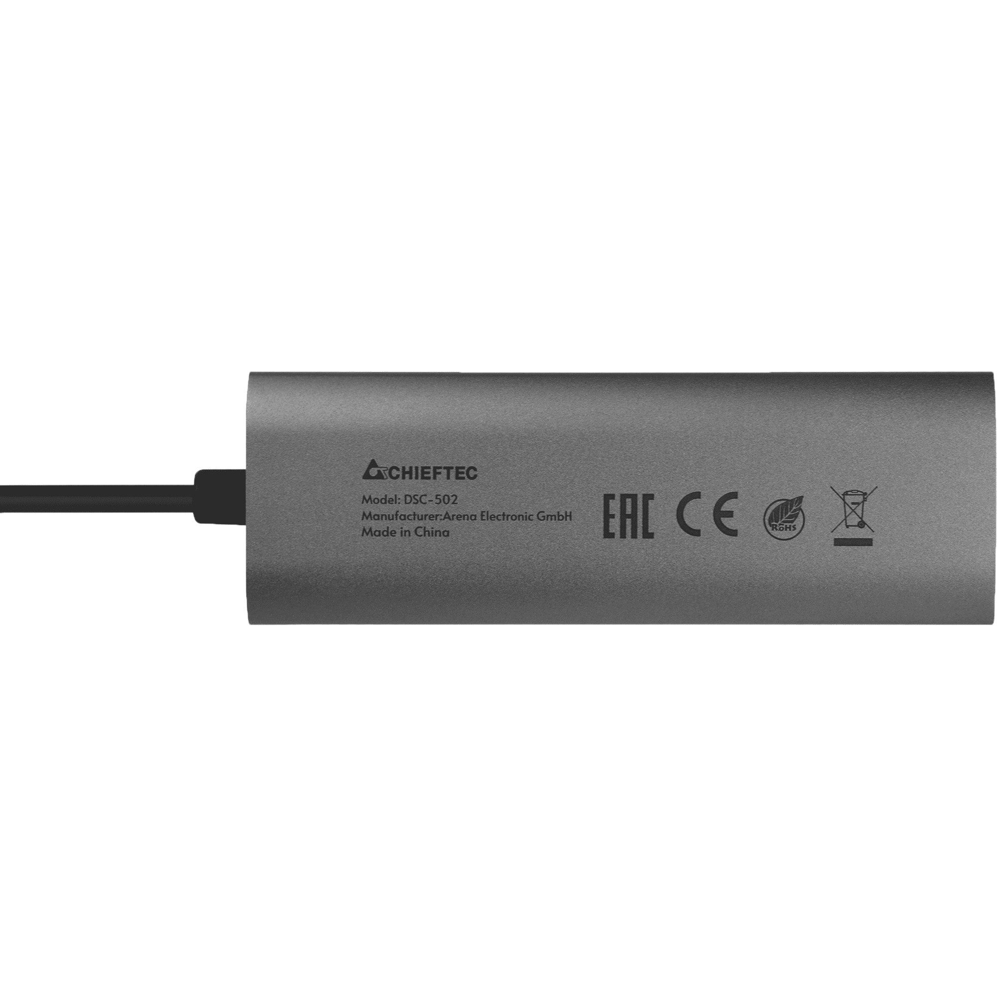 Chieftec Laptop-Dockingstation Chieftec DSC-502, Dockingstation, (USB-C 3.2 Gen1)