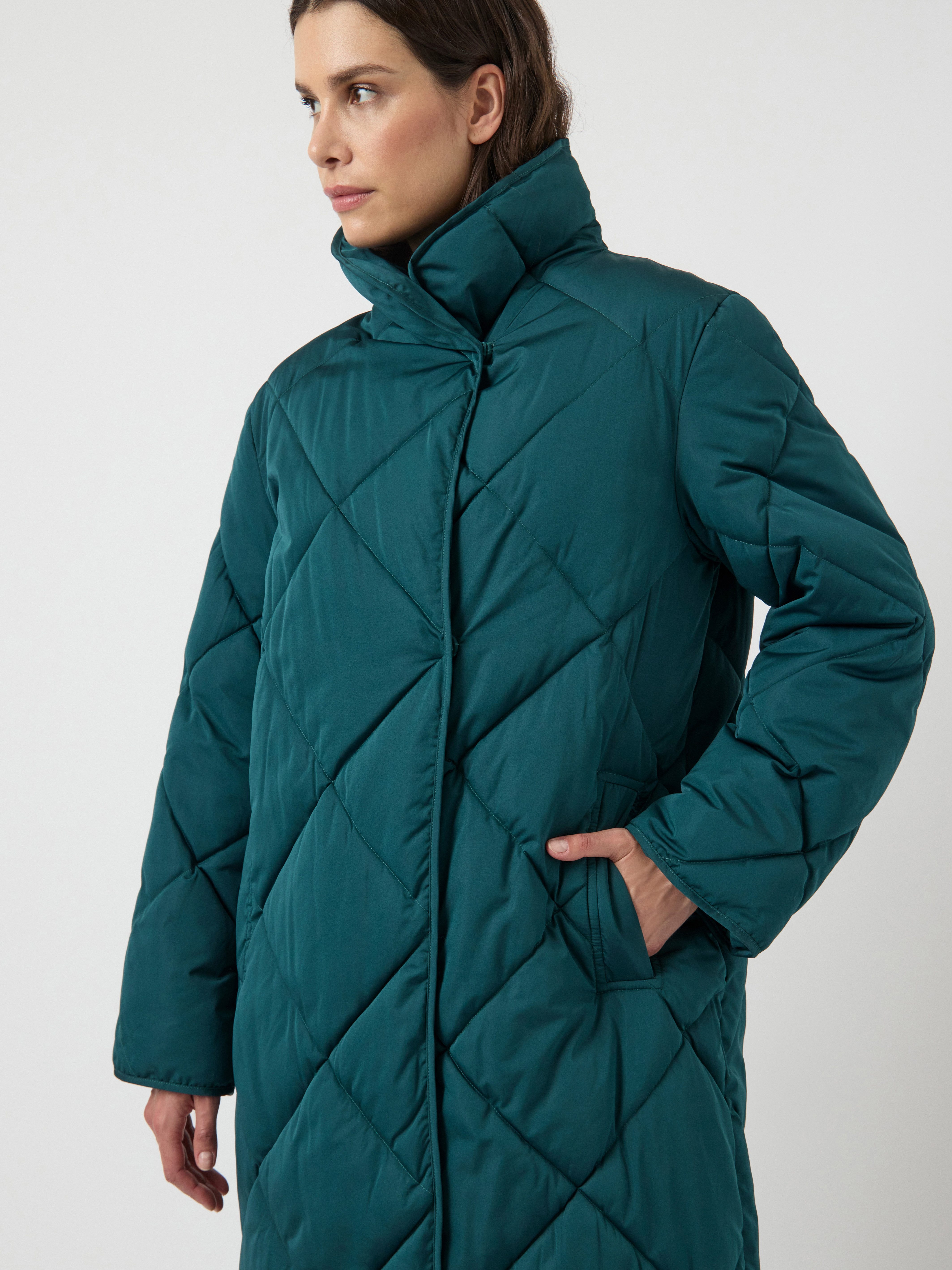 Y.A.S Steppmantel YASSELURA LS LONG PADDED COAT S. NOOS – Bild 3 von 5