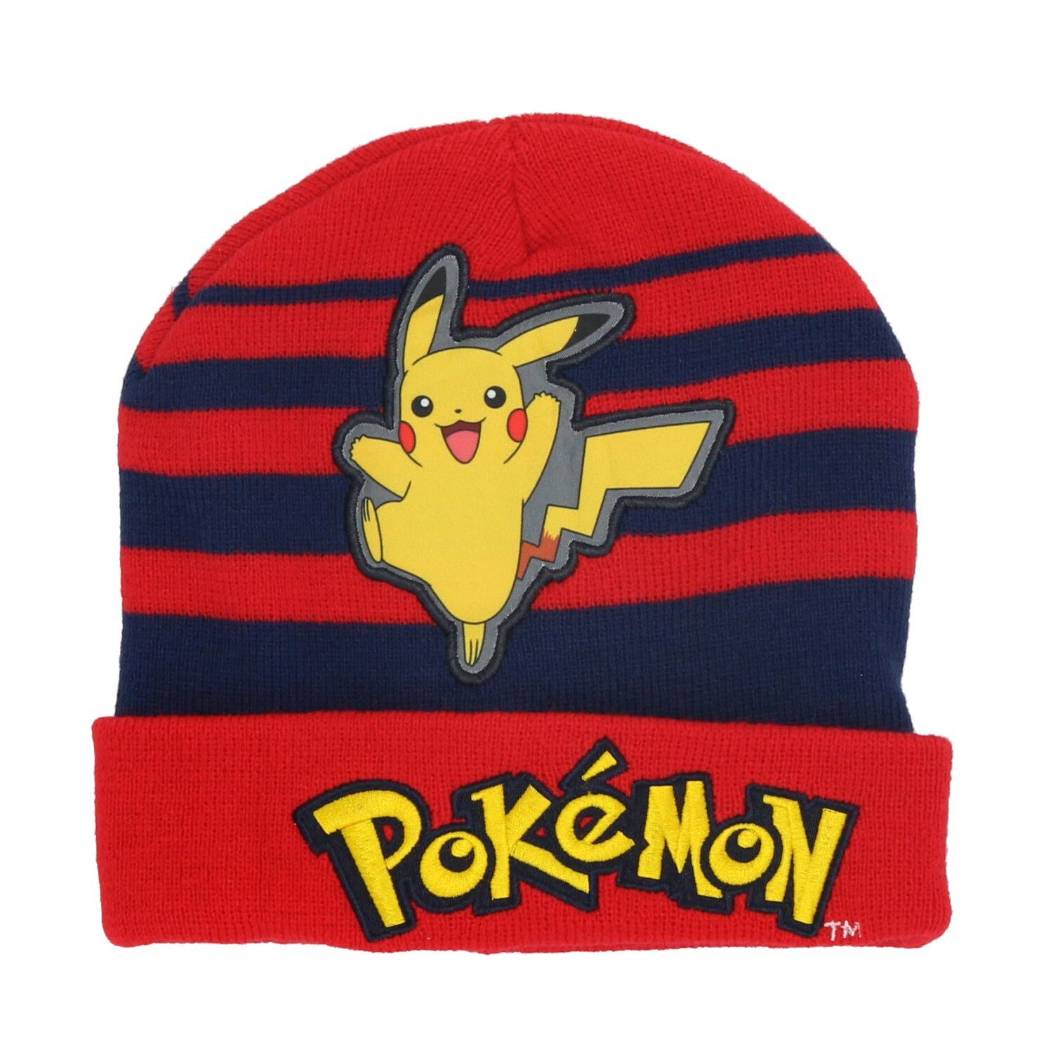 POKÉMON Strickmütze Mütze Wintermütze Kopfbedeckung ideal für Kinder One Size