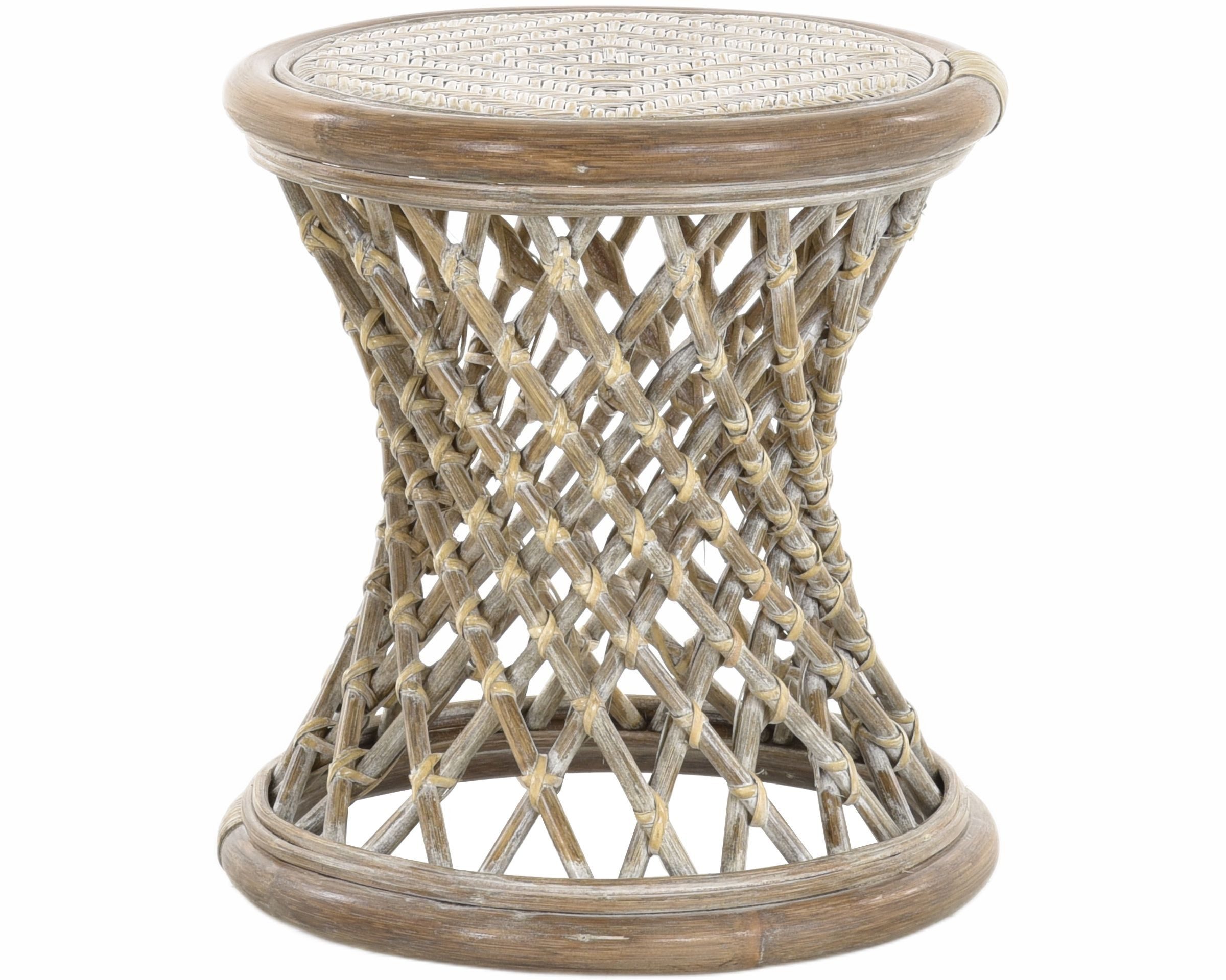 Krines Home Fußhocker Rattan Hocker Sitzhocker günstig online kaufen
