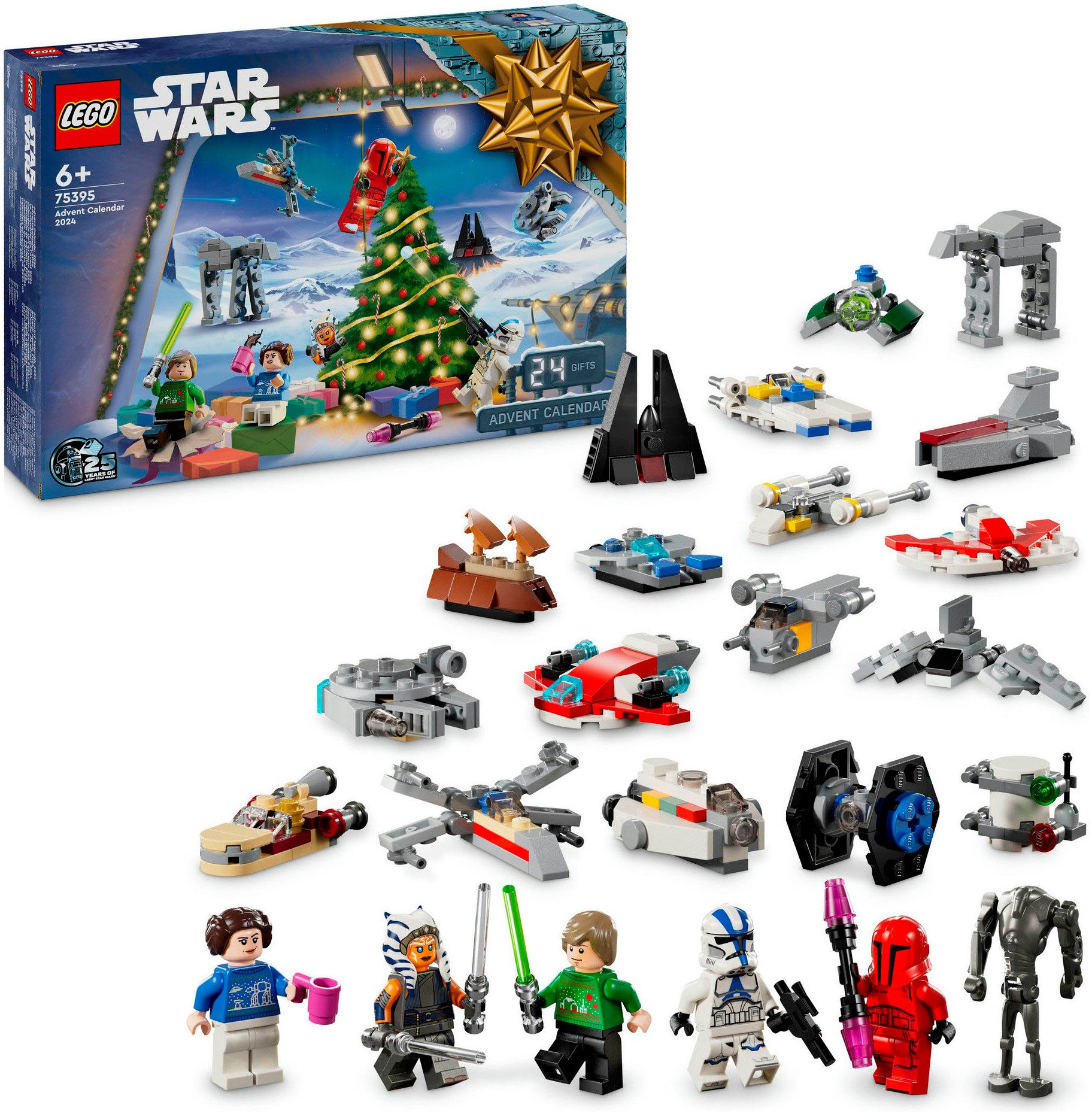 Spielzeug-Adventskalender Spielbausteine, Lego Star Wars 2024 (75395), LEGO® Star Wars™