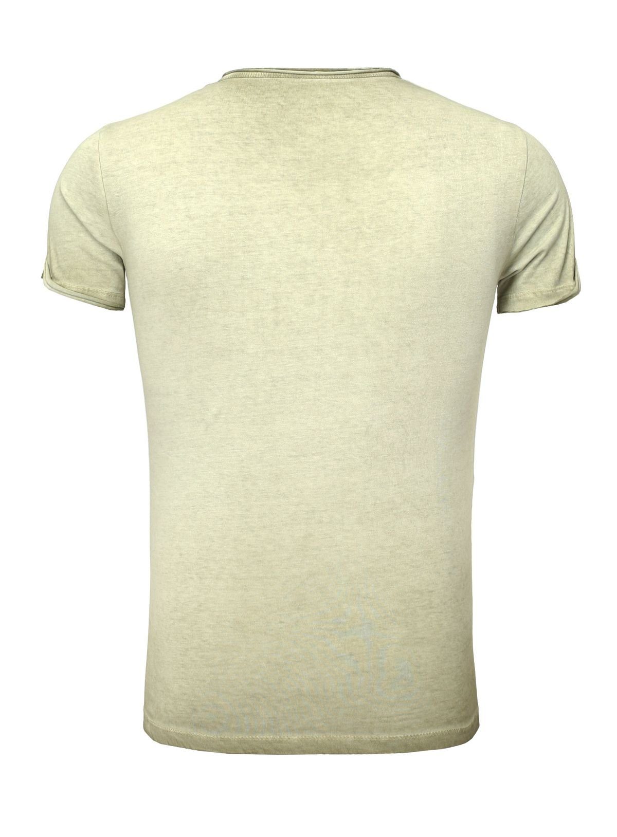 Key Largo T-Shirt T-Shirt Weapon Wappen Print Motiv vintage Look MT00733 V- günstig online kaufen