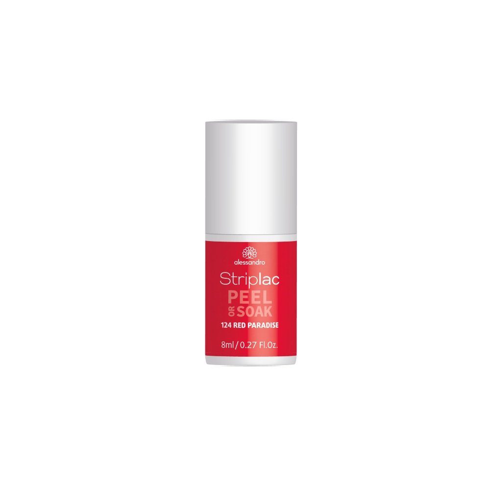 alessandro international Nagellack Alessandro Striplac Peel or Soak 124 Red Paradise 8 ml