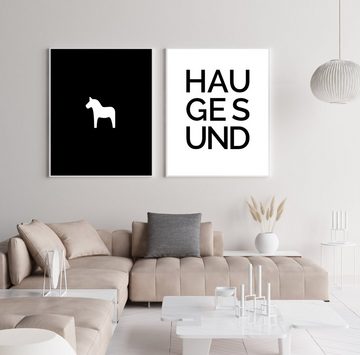 NORDIC WORDS Poster Stadt HAUGESUND