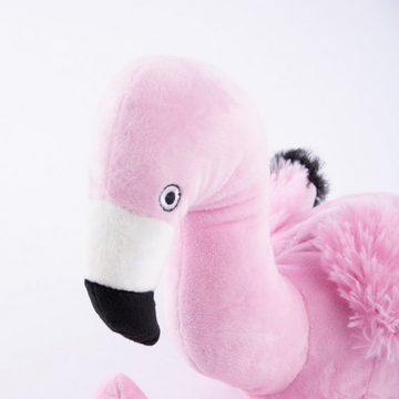 Dekokissen Habibi Plush Premium Wärmetier Flamingo rosa mit 100% Hirse Füllung