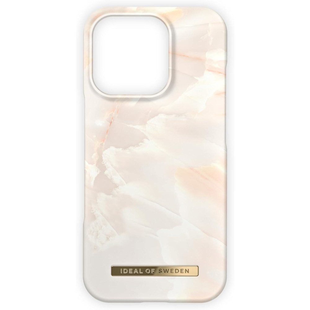 iDeal of Sweden Handyhülle Printed Case iPhone 16 Pro, Rose Pearl Marble Handyhülle