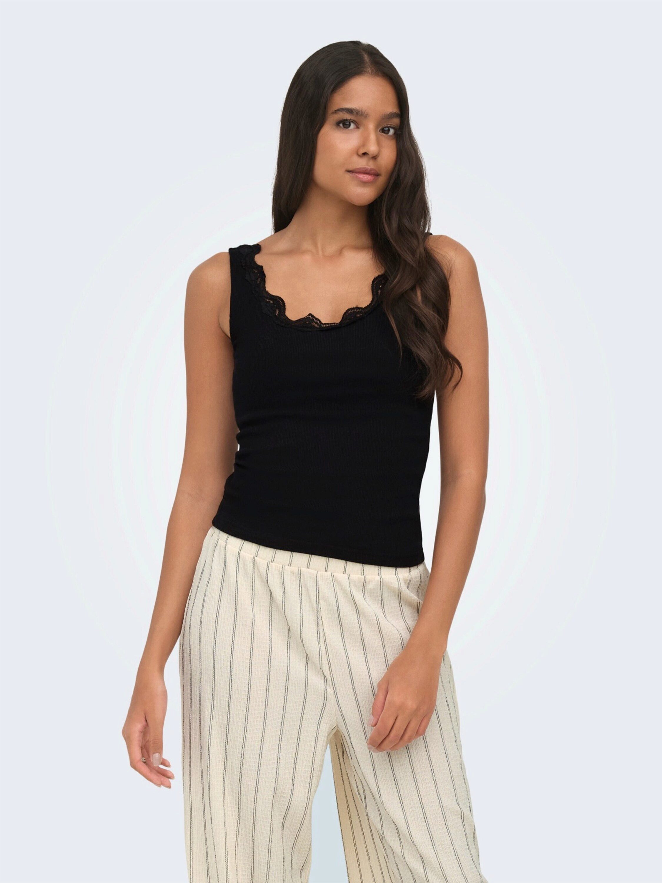 ONLY Shirttop ONLTINE (1-tlg) Spitze