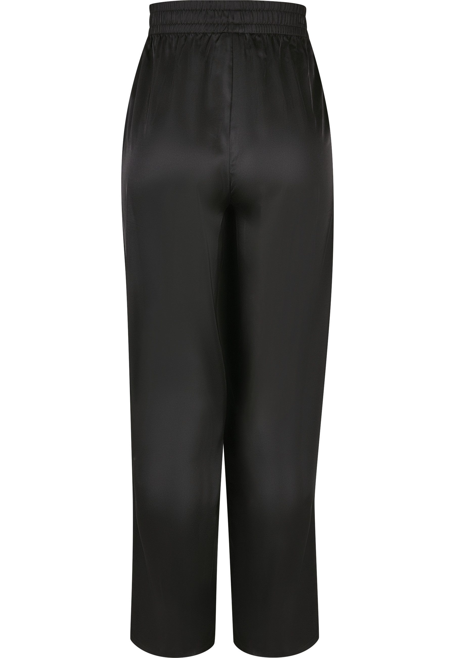 URBAN CLASSICS Stoffhose Urban Classics Damen Ladies Satin Wide Leg Pants ( günstig online kaufen