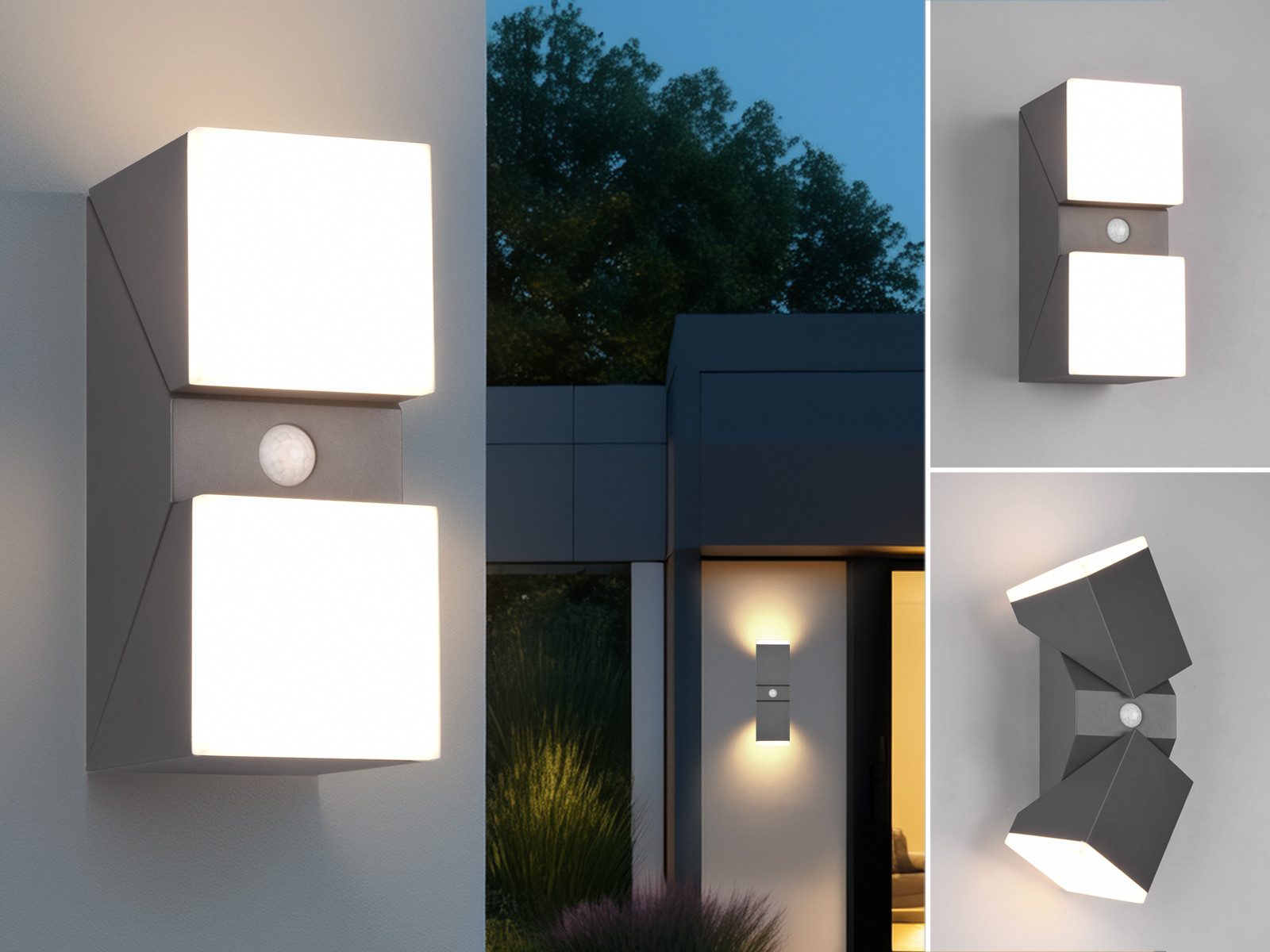 TRIO Leuchten LED Außen-Wandleuchte, Bewegungsmelder, LED günstig online kaufen