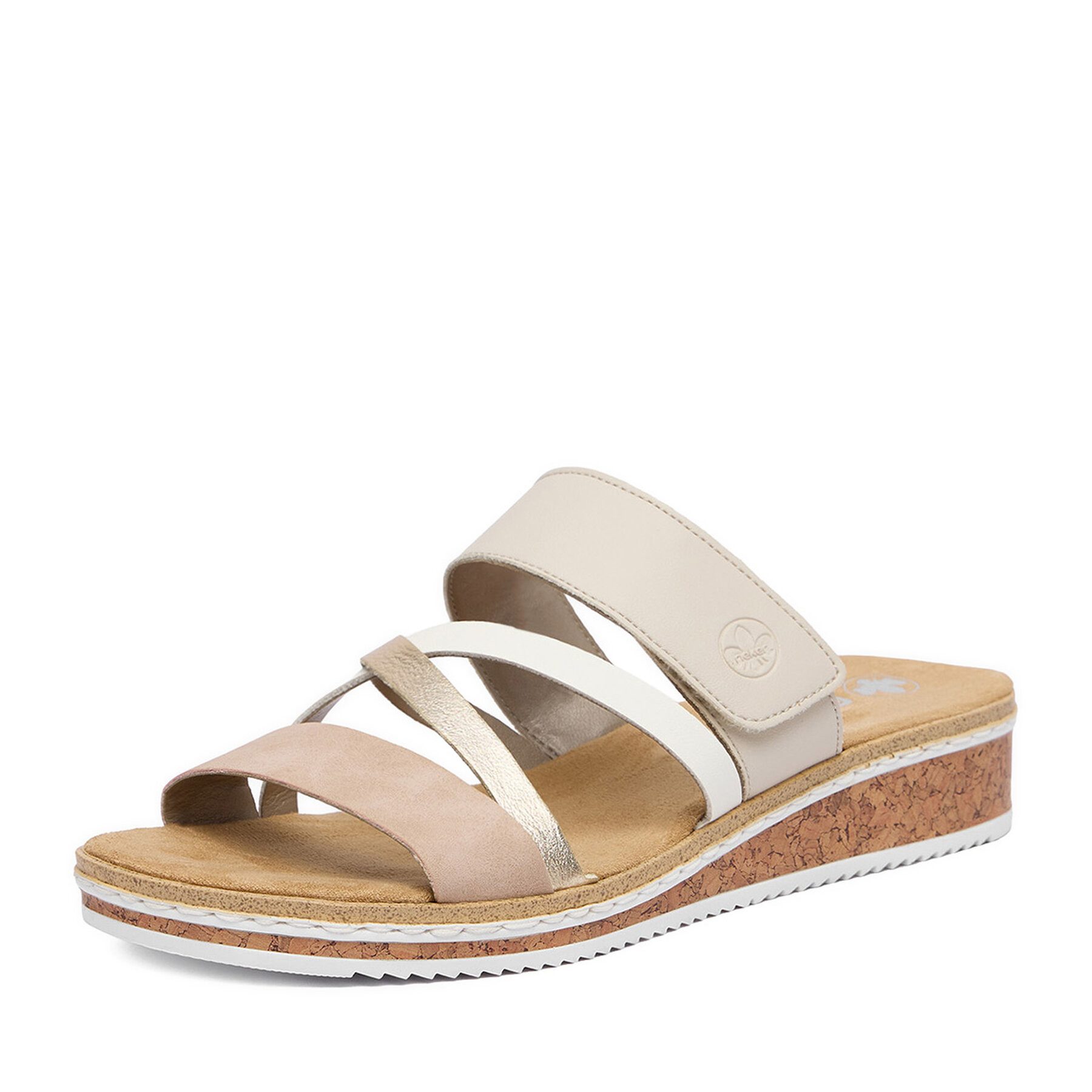 Rieker Rieker Damen-Flip-Flops Beige V3652-94 Badepantolette