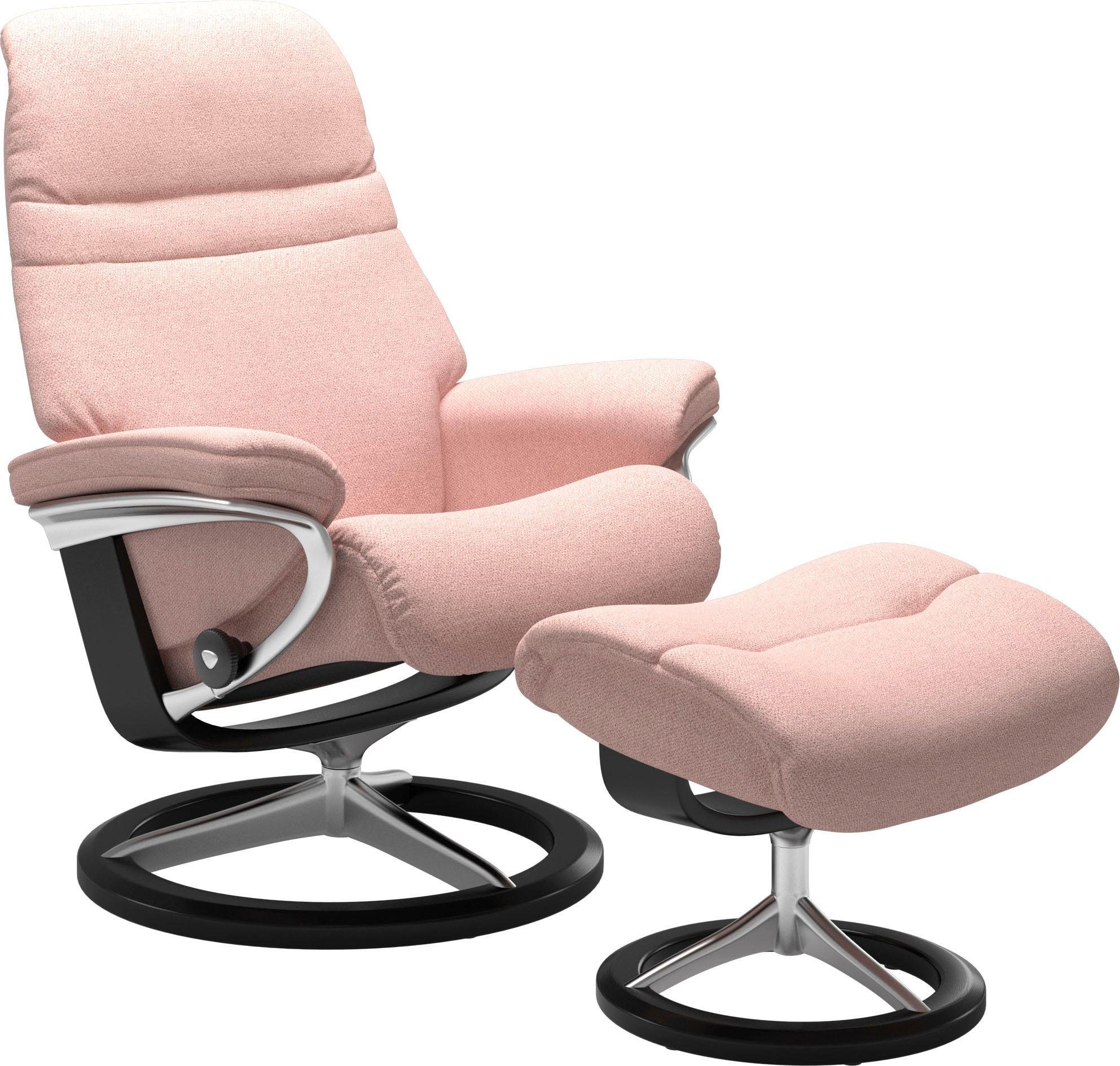 Größe mit Schwarz Signature Base, Stressless® Gestell Relaxsessel Sunrise, L,