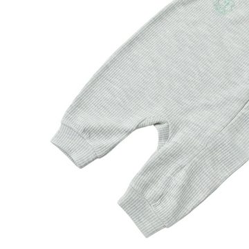 biorganic Strampler Baby Nature in Waffle für Jungen und Mädchen Unisex Langarm (1-tlg) Waffle-Struktur, 100% Bio-Baumwolle, GOTS-zertifiziert