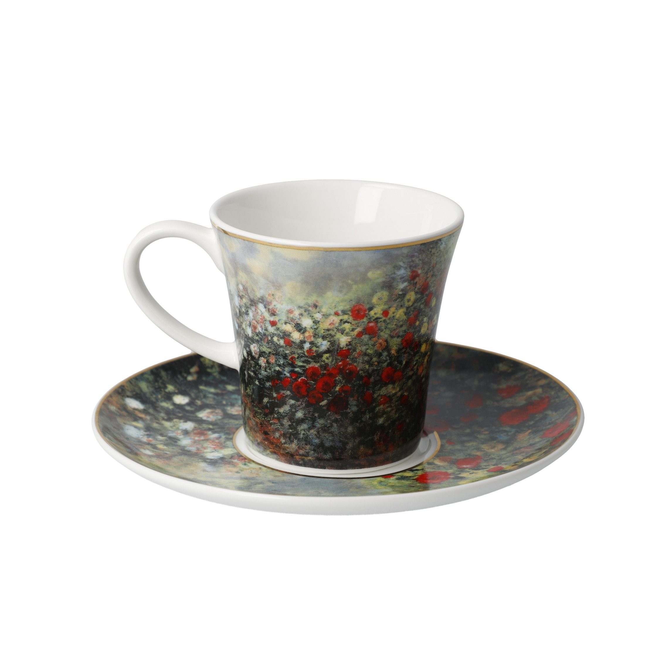 Goebel Tasse, Porzellan, Spülmaschinengeeignet, Mehrfarbig, Künstlerhaus, H: 7.5cm