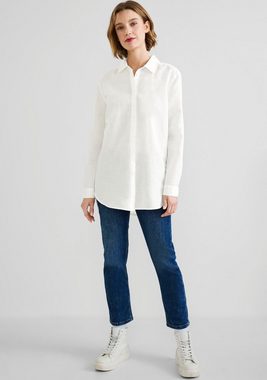 STREET ONE Longbluse mit verdeckter Knopfleiste