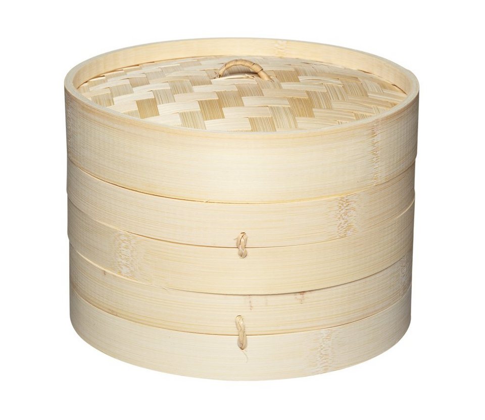 Kitchencraft Kochtopf KitchenCraft Orientalischer Bambus-Dampfgarer 20 cm