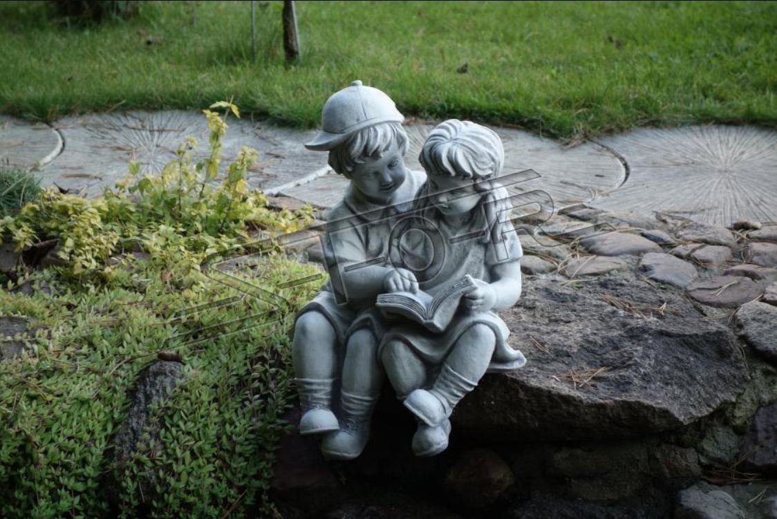 JVmoebel Skulptur 40cm Deko Skulptur Design Figur Garten Figuren Statuen