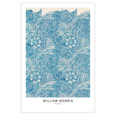 Close Up Poster William Morris Poster Blue Marigold 61 x 91,5 cm