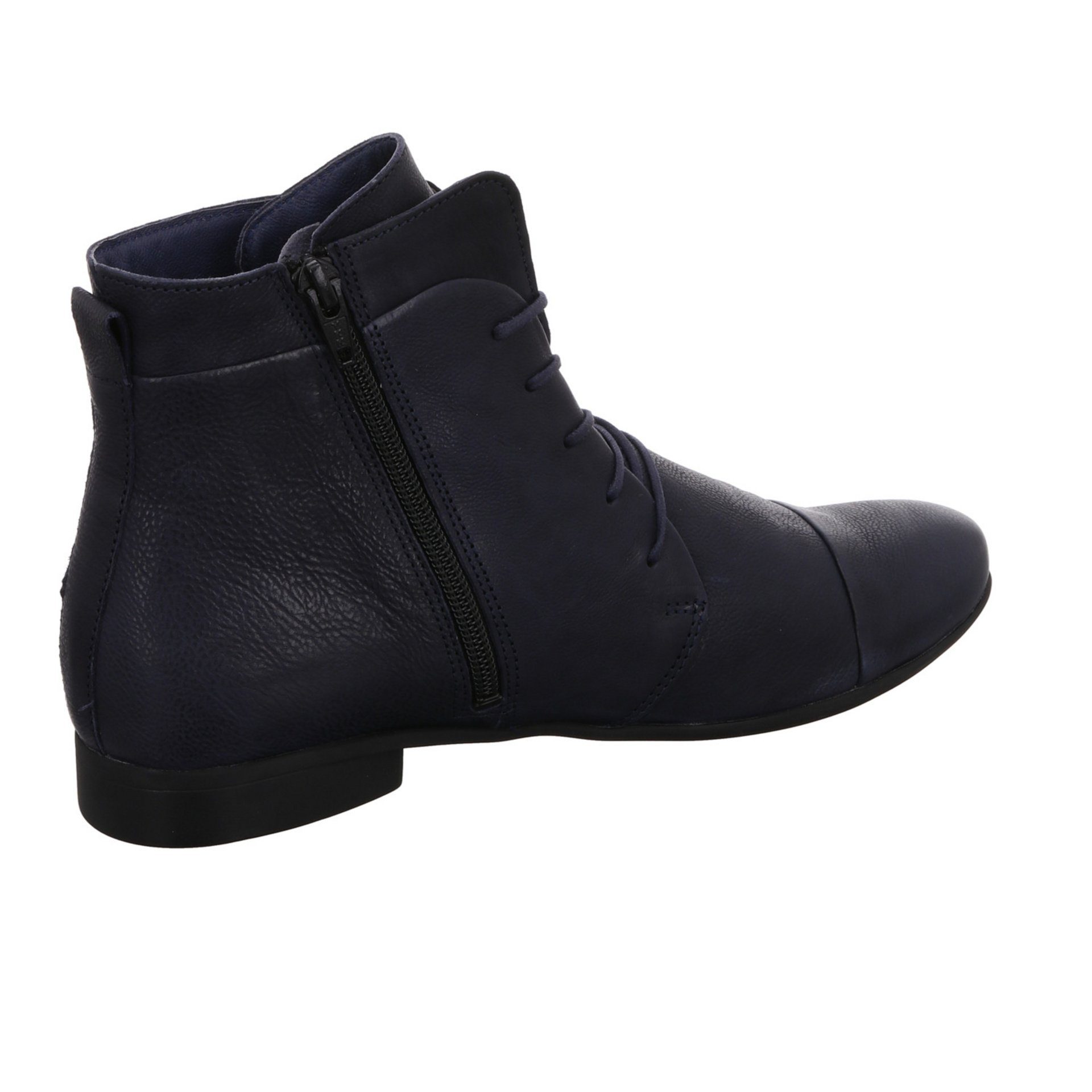 Stiefeletten Damen Schnürstiefelette Think! Schuhe 2 Glattleder dunkel Schnürstiefelette blau Guad