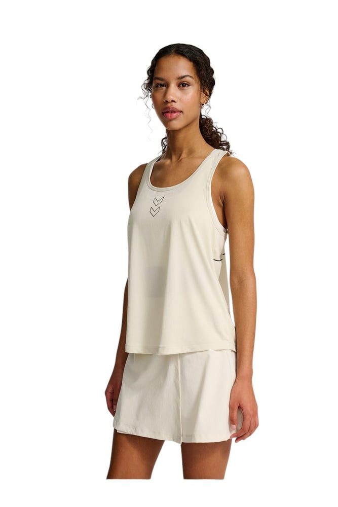 hummel Tanktop hmlCOURT Light Weight (atmungsaktiv, leicht) beige Damen günstig online kaufen