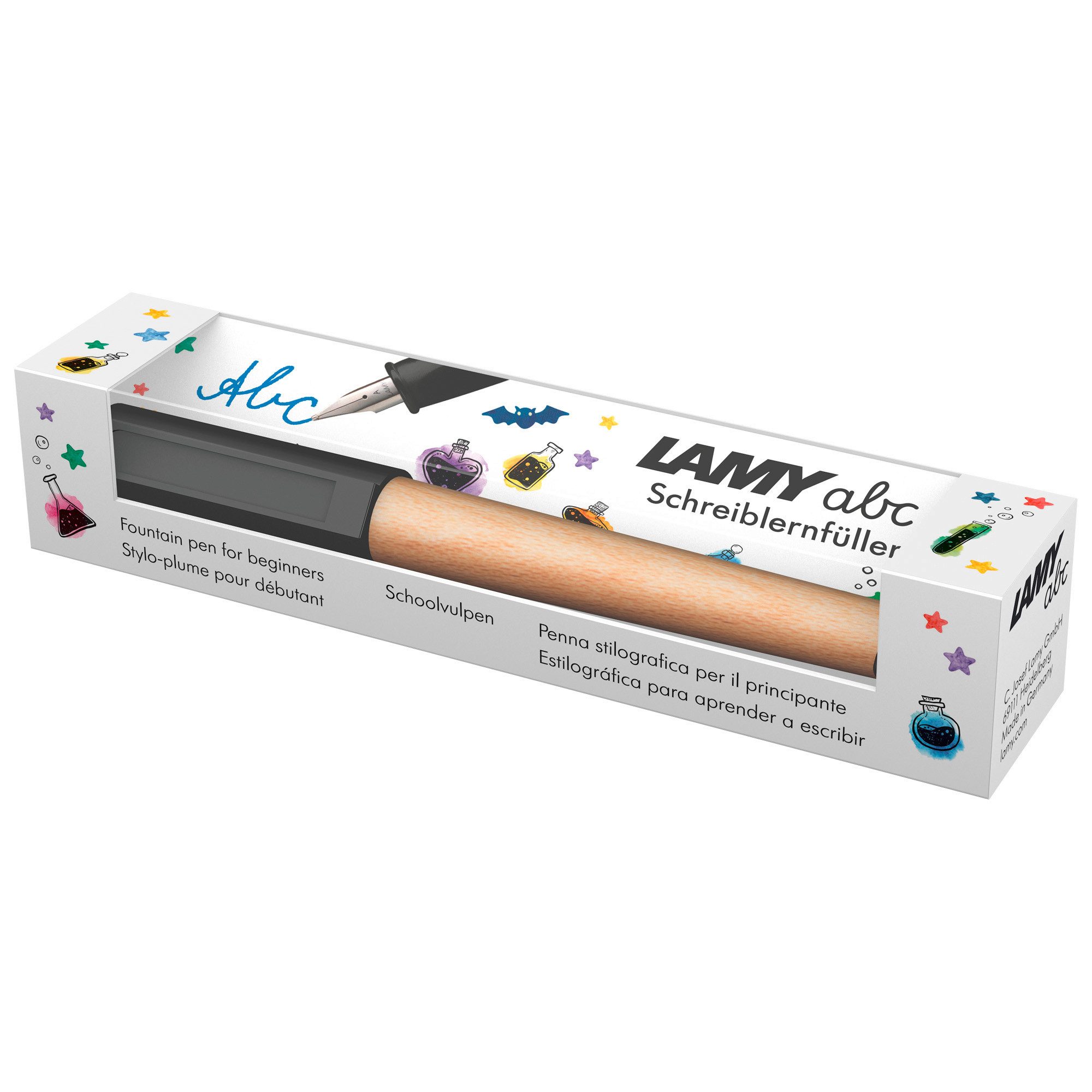 LAMY Füller Lamy ABC Schreiblernstift Schreiblernfüller Holz schwarz