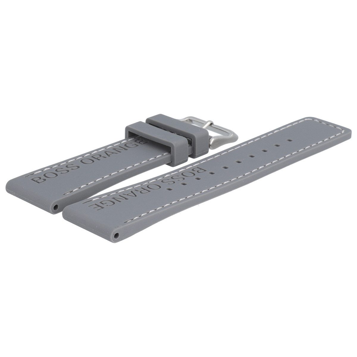 BOSS Uhrenarmband 24mm Kunststoff Grau 659302658
