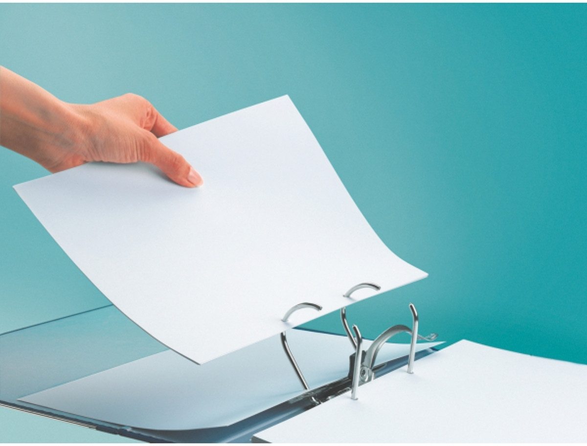 LEITZ Aktenordner Ordner Solid A4 Kunststoff 82mm hellblau