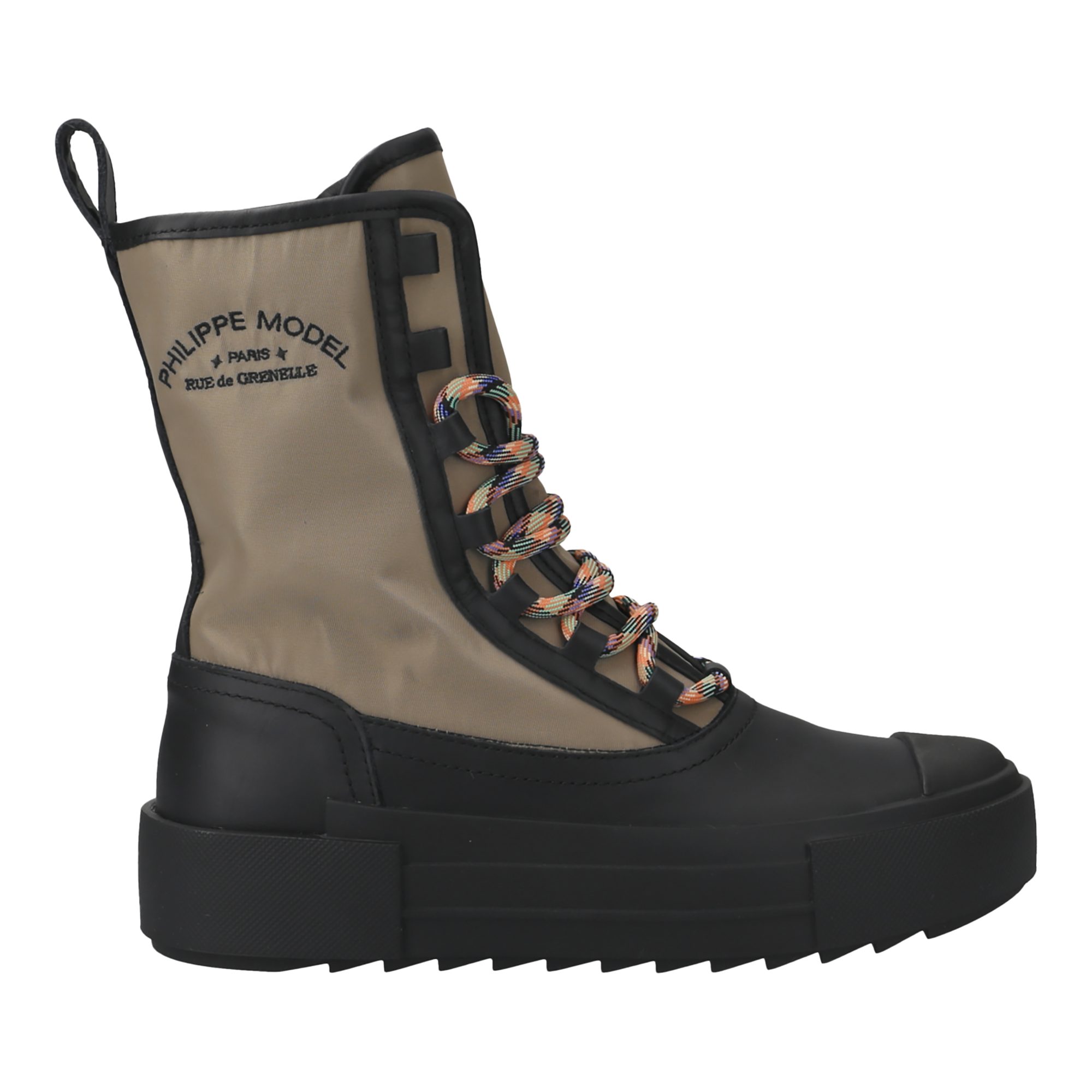 PHILIPPE MODEL Philippe Model PDHD TF02 PARIS, Boots, Schwarz, kombiniert, Damen Stiefel
