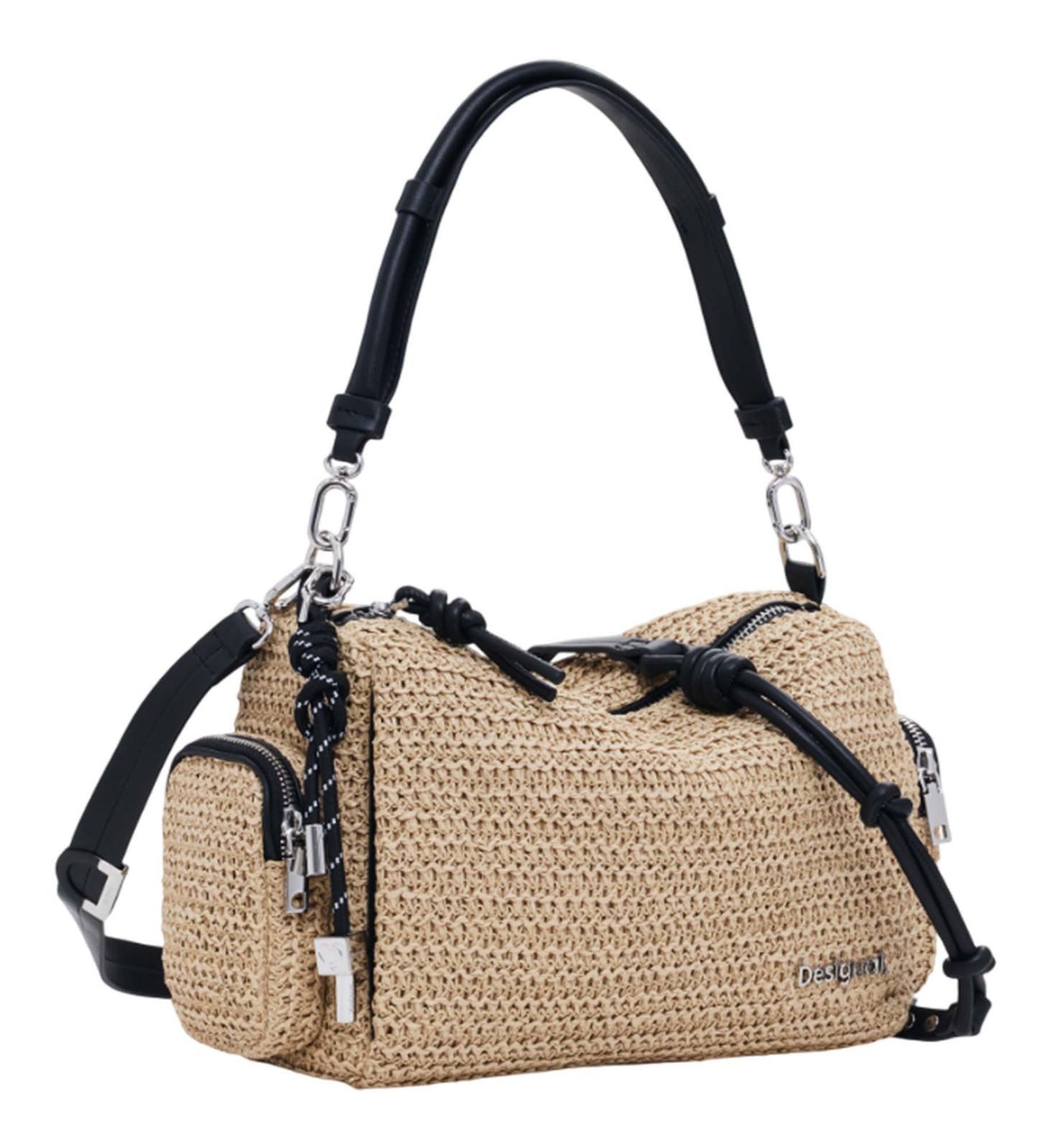 Desigual Schultertasche Raffia Shoulder Bag günstig online kaufen