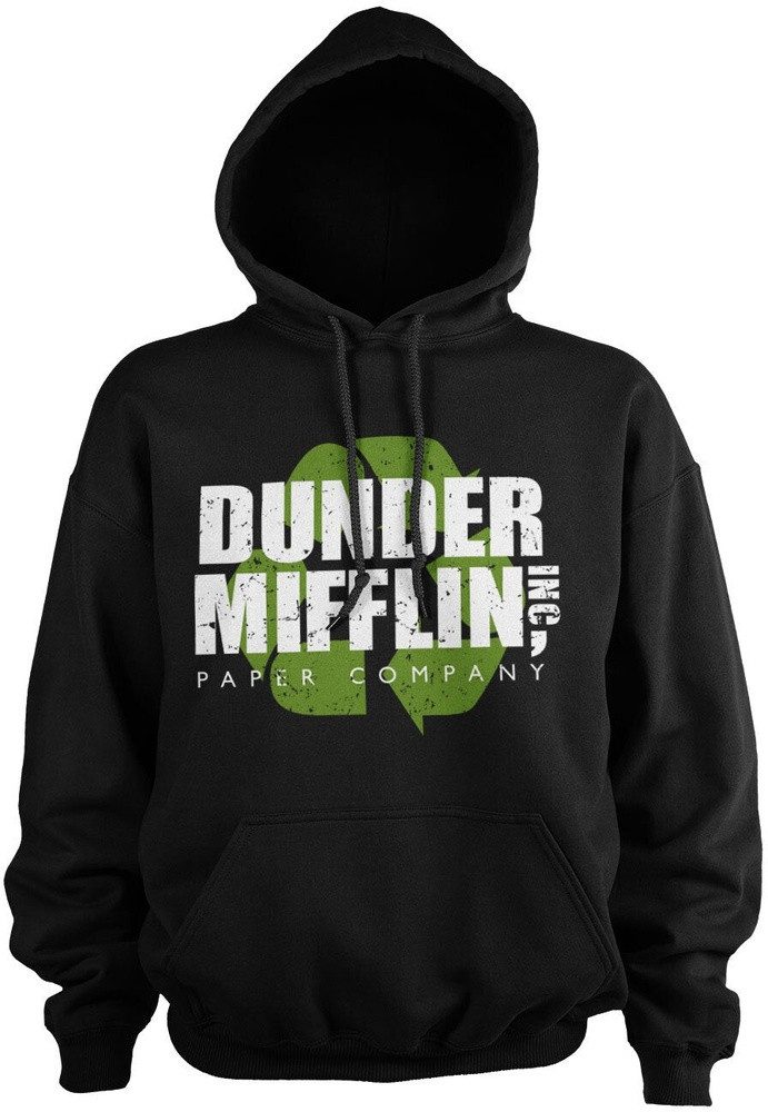 The Office Hoodie Dunder Mifflin Recycle Logo Big Tall Hoodie