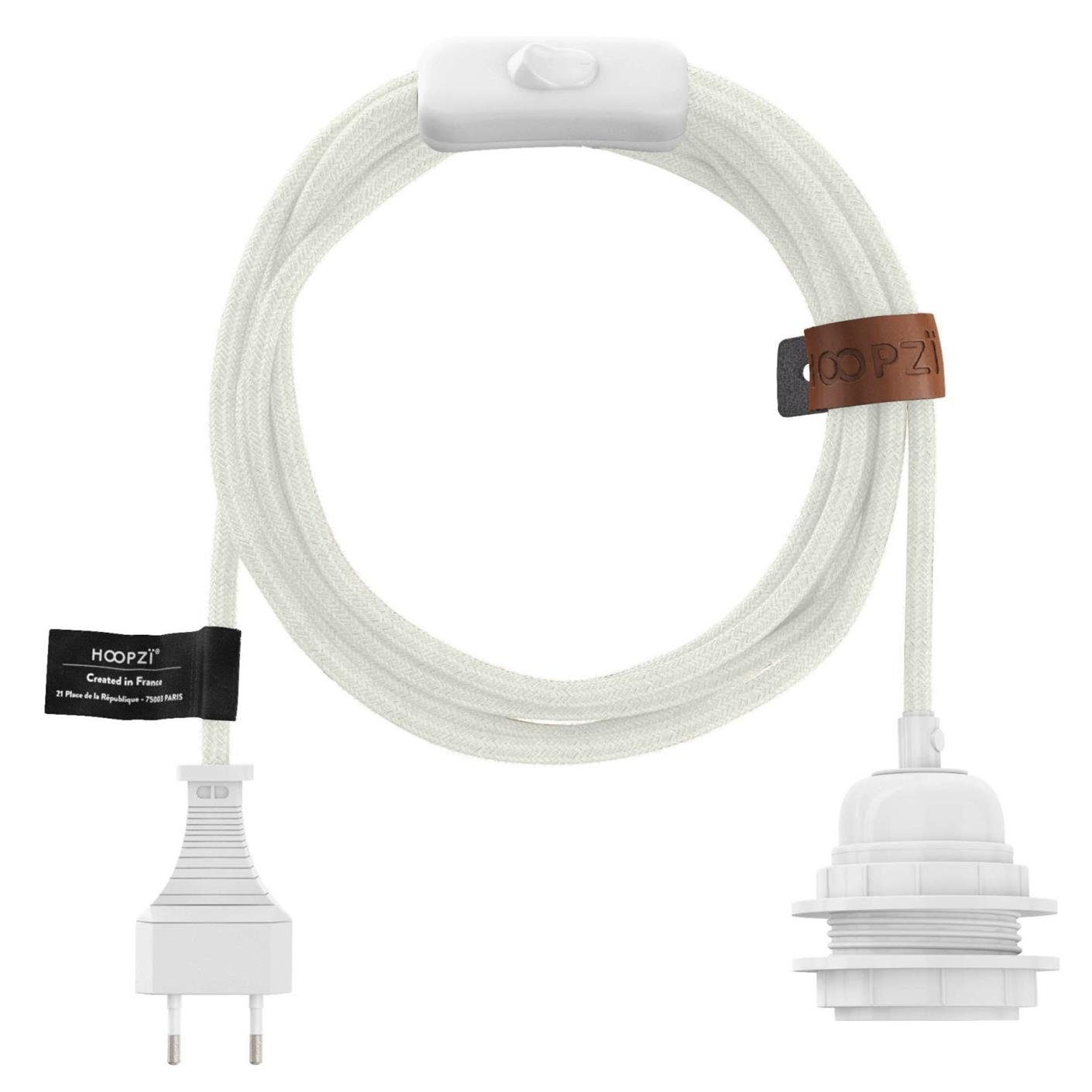 Hoopzi Lampenfassung Bala Fassung e27 mit Kabel und Schalter Lampe Pendelleuchte, Vintage Retro Industiedesign