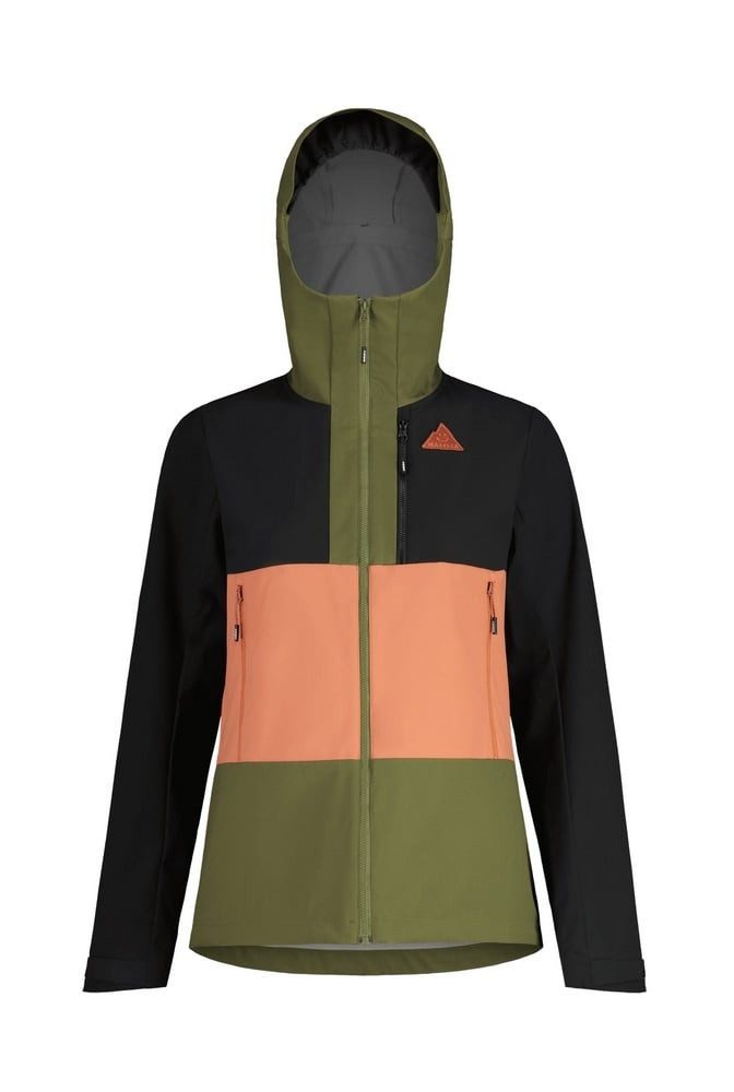 Softshelljacke OvaroM Alpine - winddicht, wasserabweisend - schwarz/khaki/orange