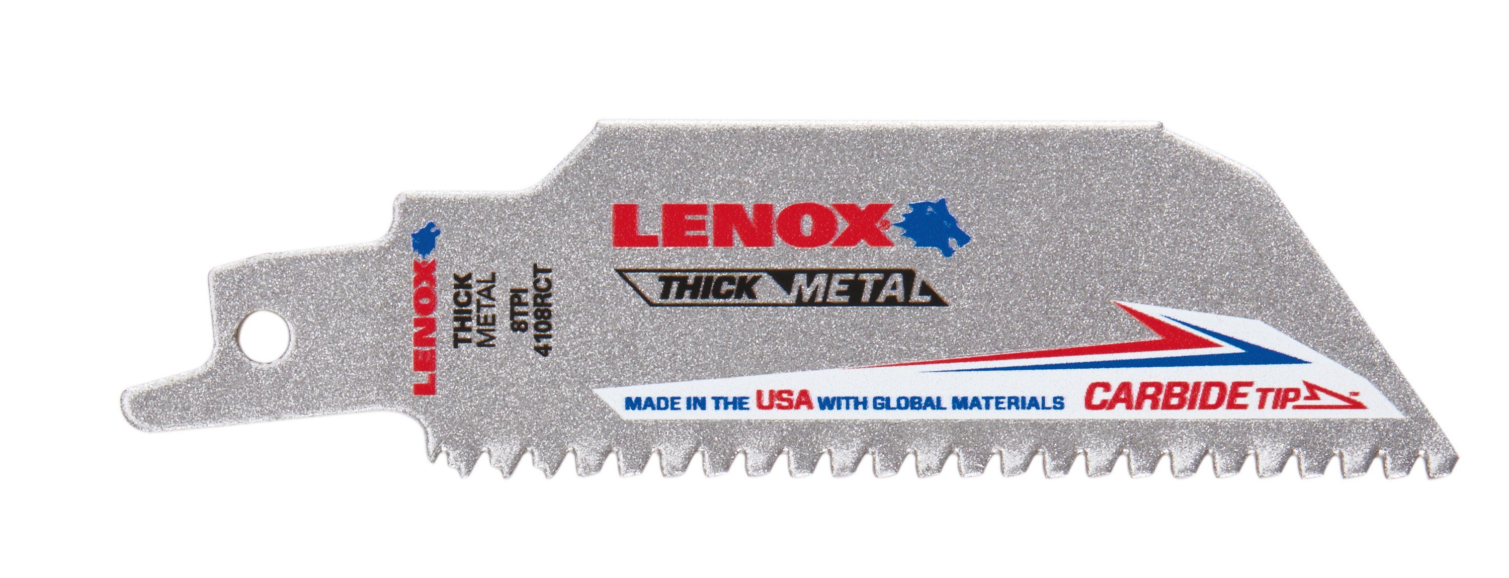 Lenox Säbelsägeblatt 2014212 HM-Sägeblatt Lazer CT für Metall >2mm 102x25x1,3mm