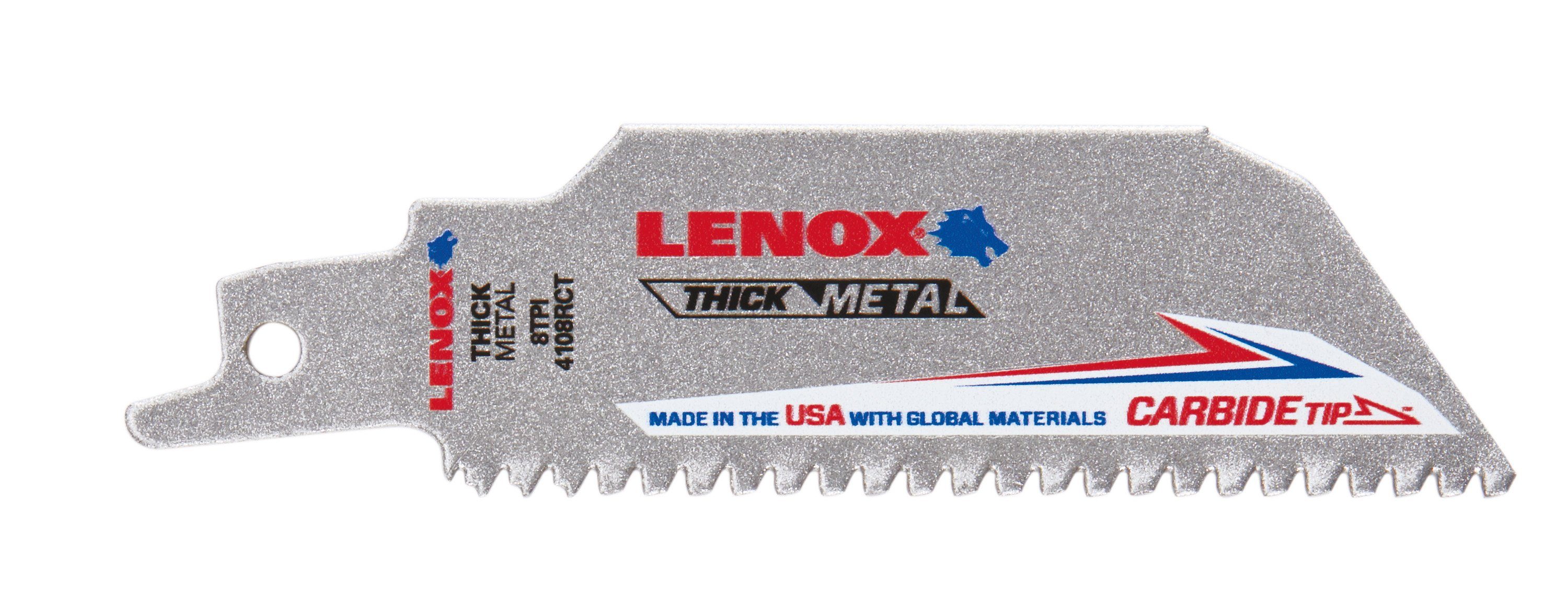 Lenox Säbelsägeblatt 2014212 HM-Sägeblatt für CT Lazer 102x25x1,3mm Metall >2mm