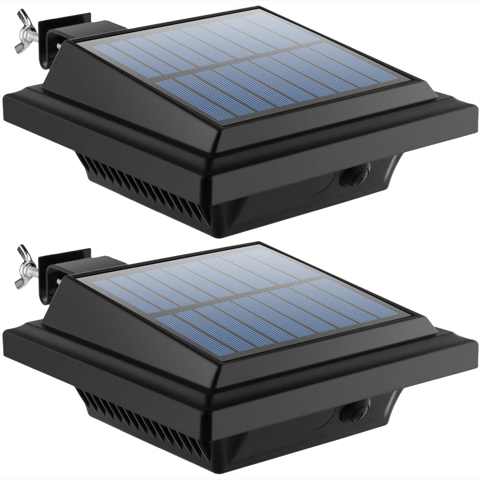 KingLux LED Dachrinnenleuchte 40LEDs Solar dachrinnenleuchten für außen mit günstig online kaufen