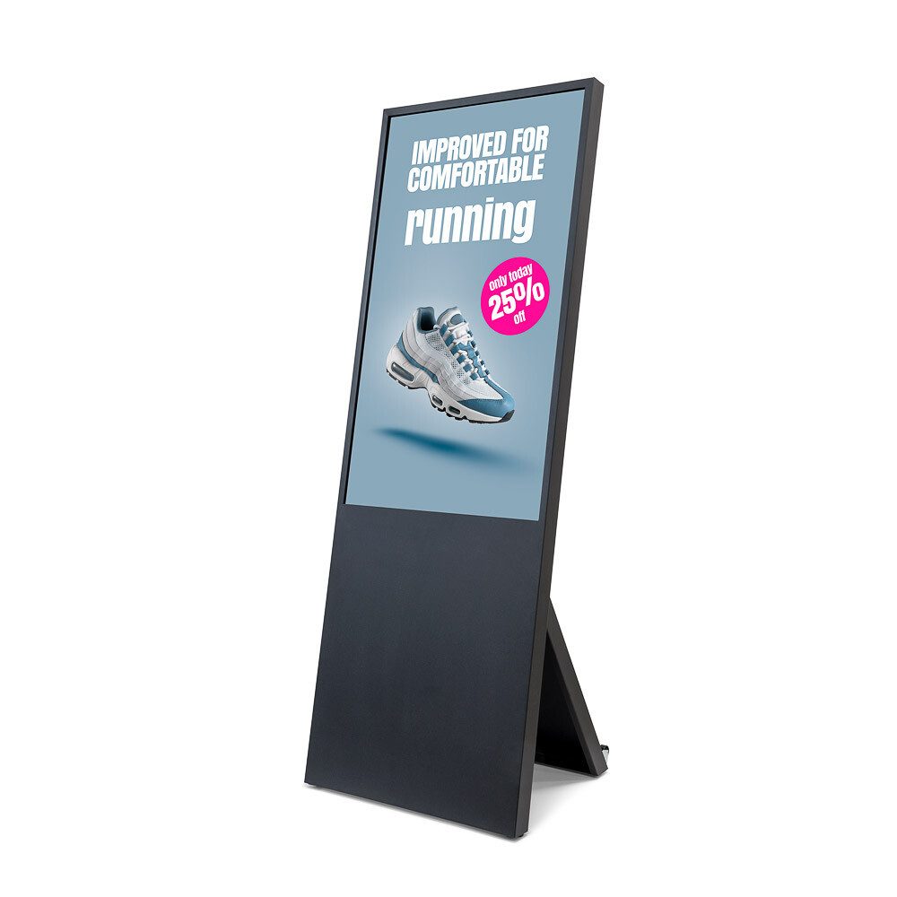 Einzelrahmen Showdown Displays Digitaler Kundenstopper Spectrum - 43 Zoll